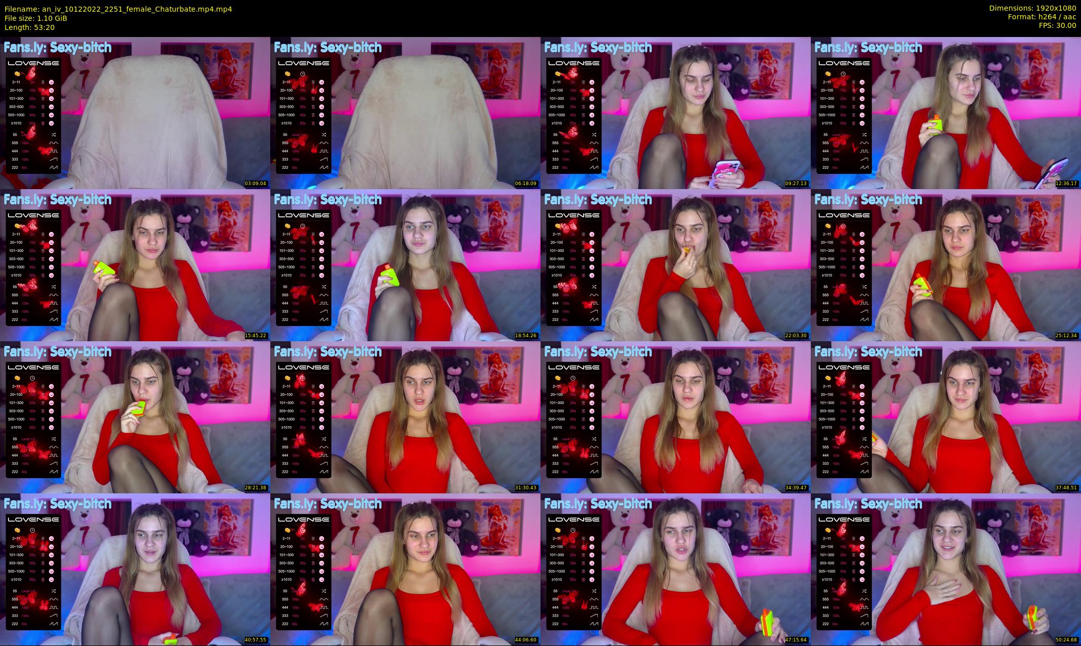 an_iv — 54 minute Chaturbate female cam show recording, 1080p, Dec 10, 2022