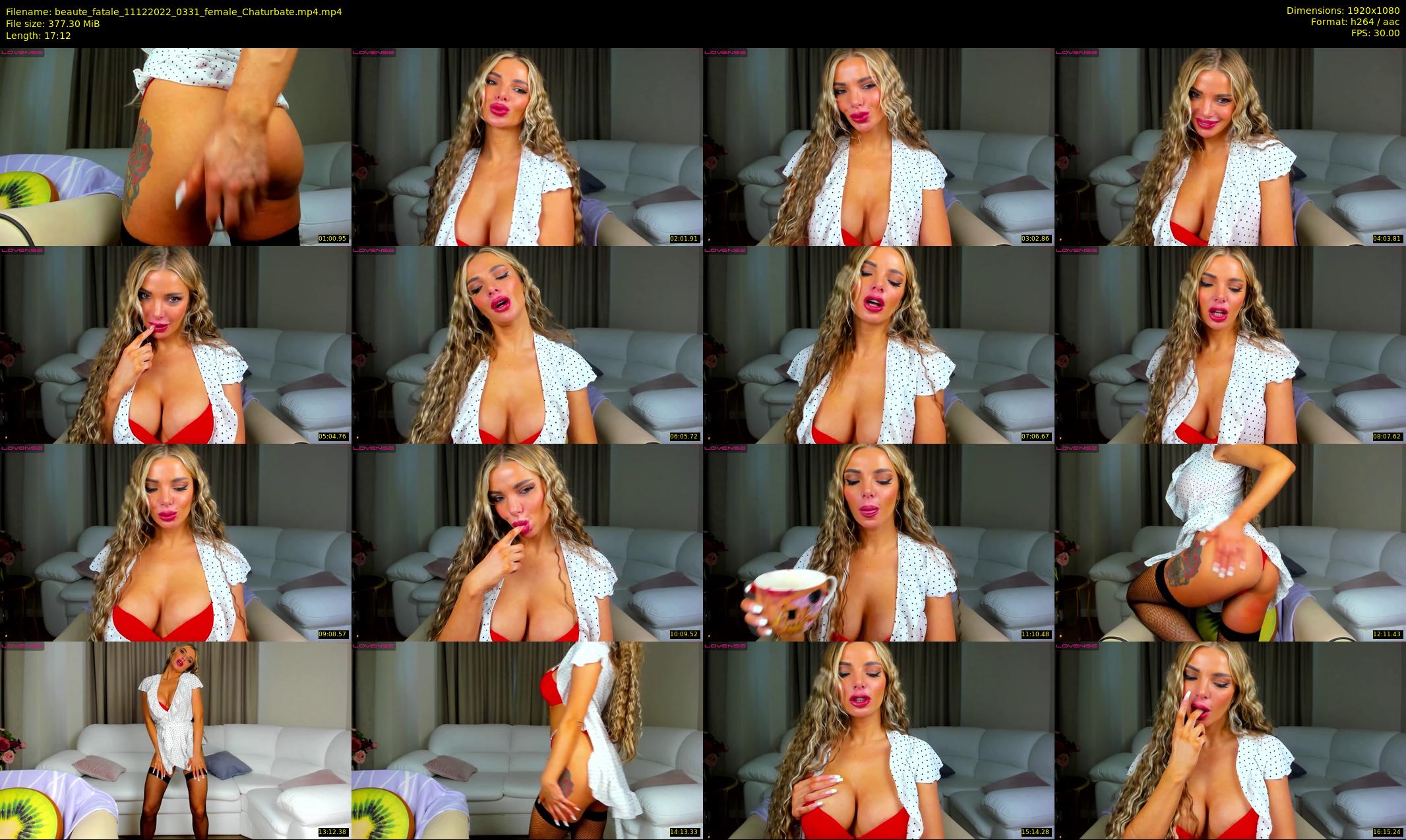 beaute_fatale — 18 minute Chaturbate female cam show recording, 1080p, Dec 11, 2022