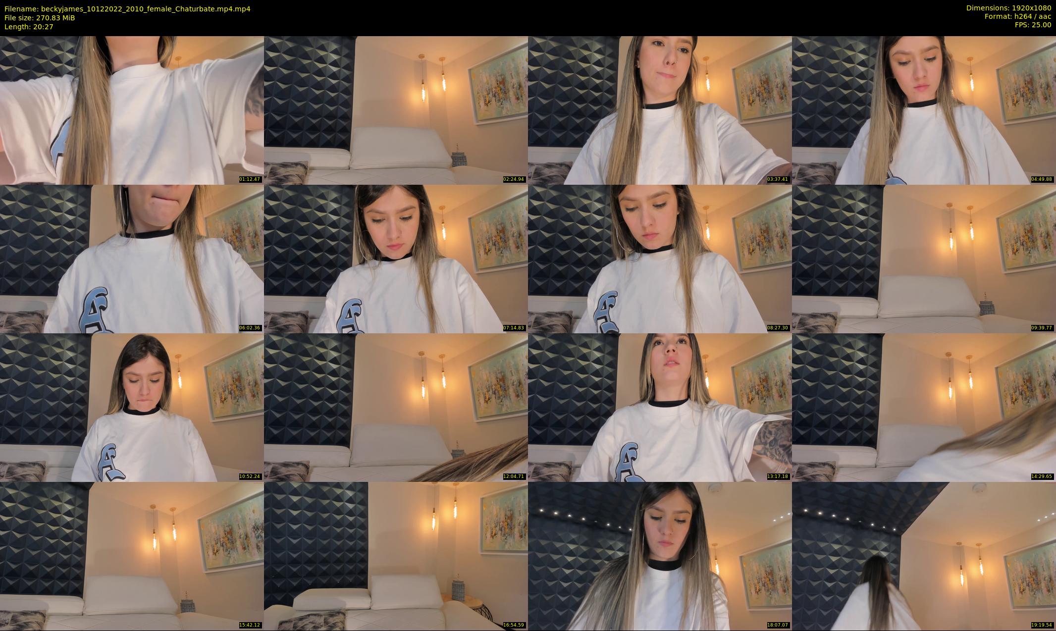 beckyjames — 21 minute Chaturbate female cam show recording, 1080p, Dec 10, 2022