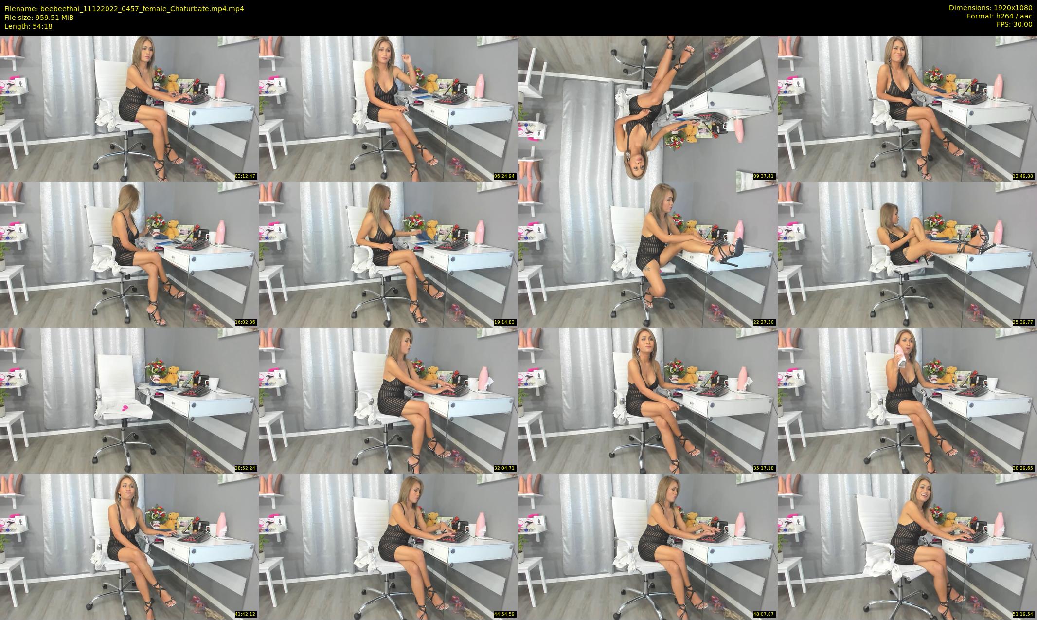 beebeethai — 55 minute Chaturbate female cam show recording, 1080p, Dec 11, 2022