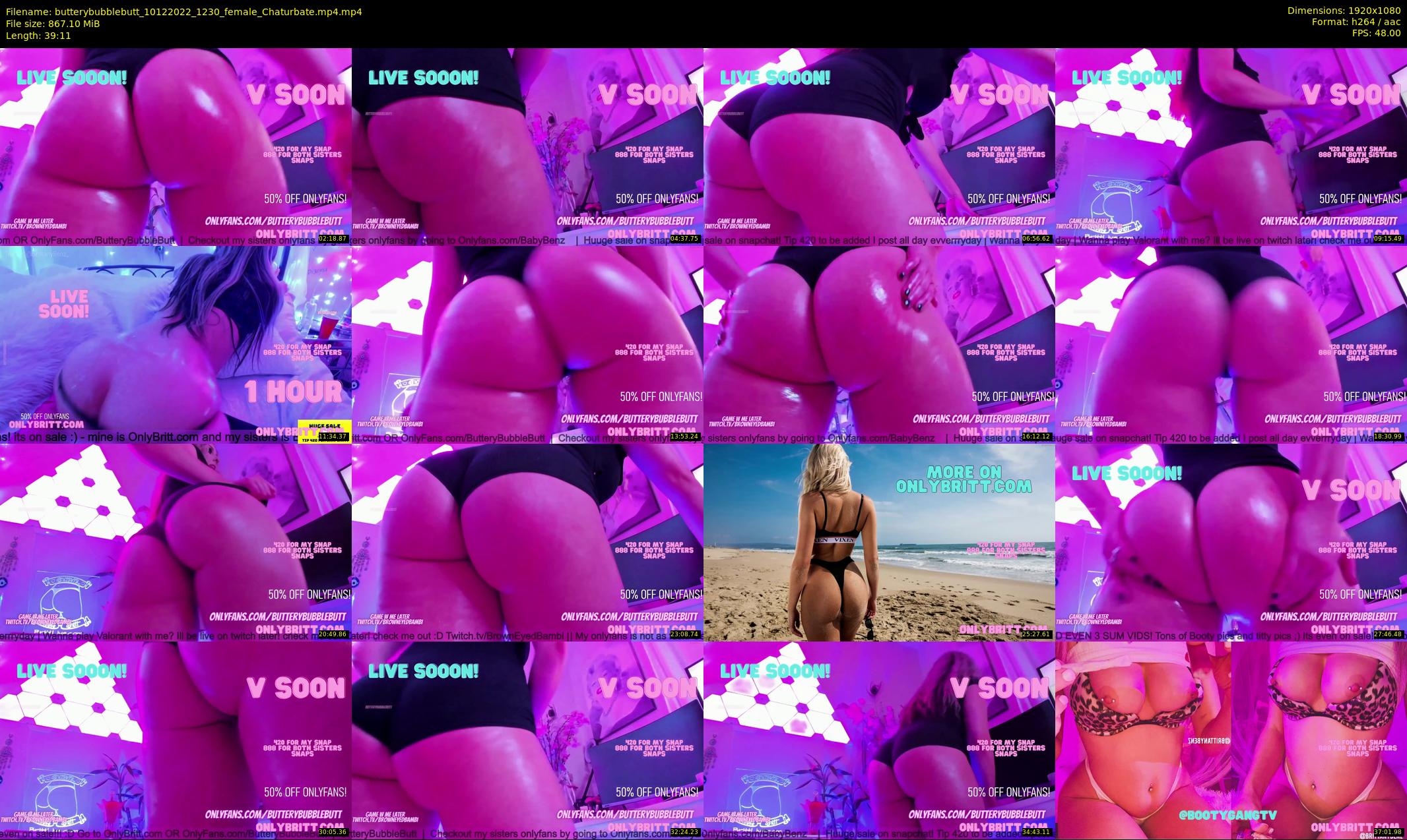 butterybubblebutt — 40 minute Chaturbate couple cam show recording, 1080p, Dec 10, 2022