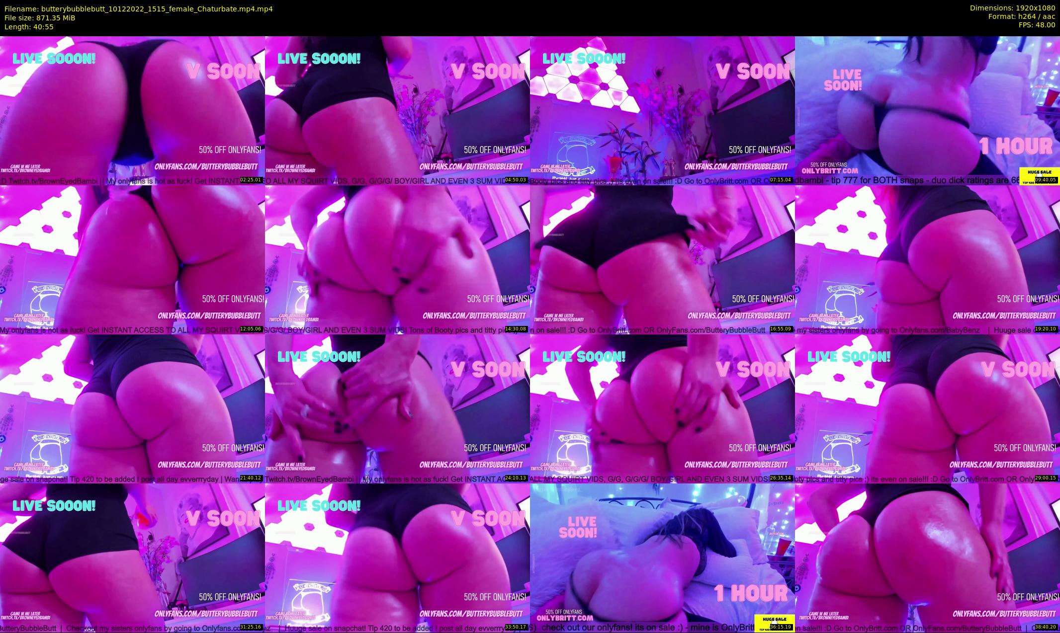 butterybubblebutt — 41 minute Chaturbate couple cam show recording, 1080p, Dec 10, 2022