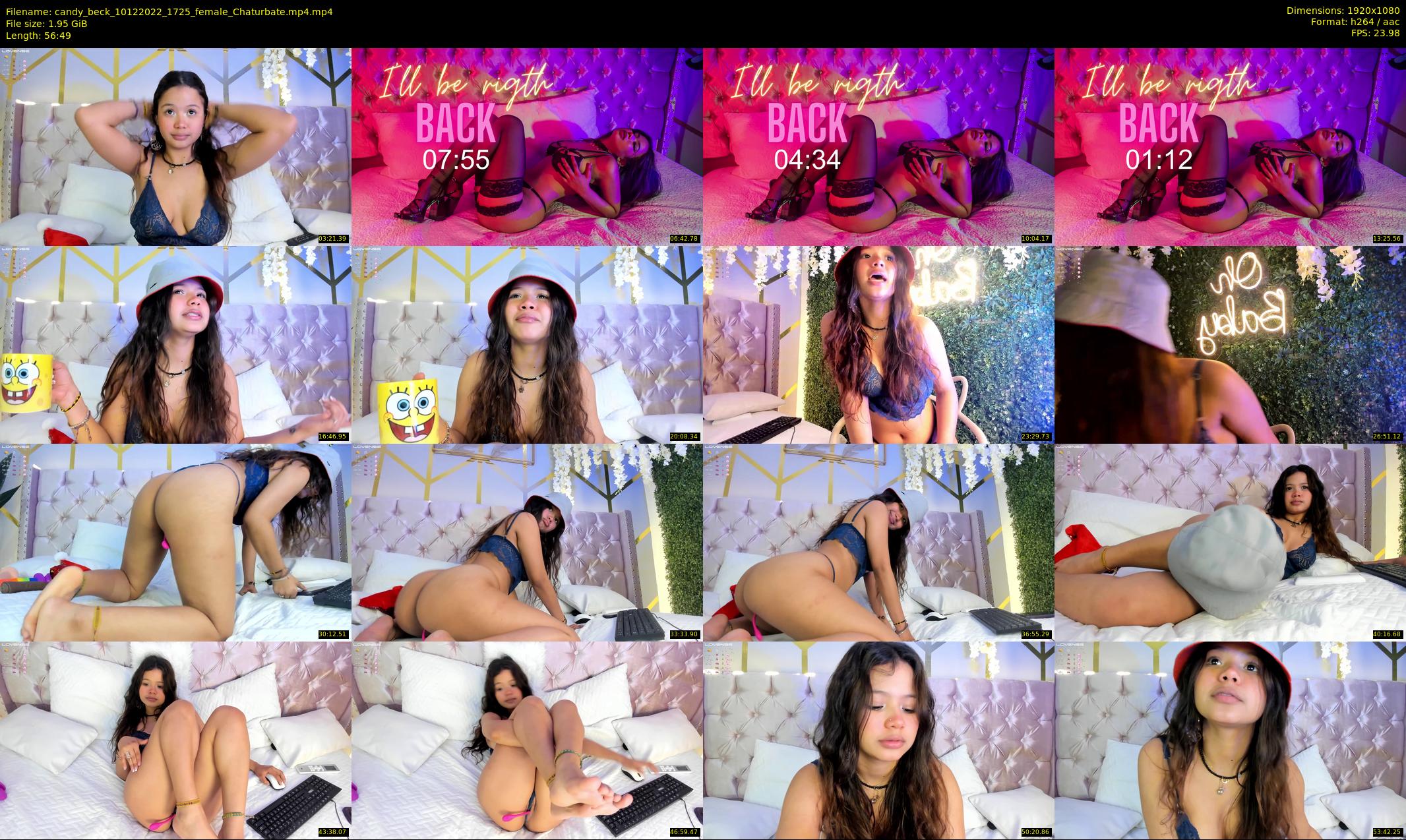 candy_beck — 57 minute Chaturbate female cam show recording, 1080p, Dec 10, 2022