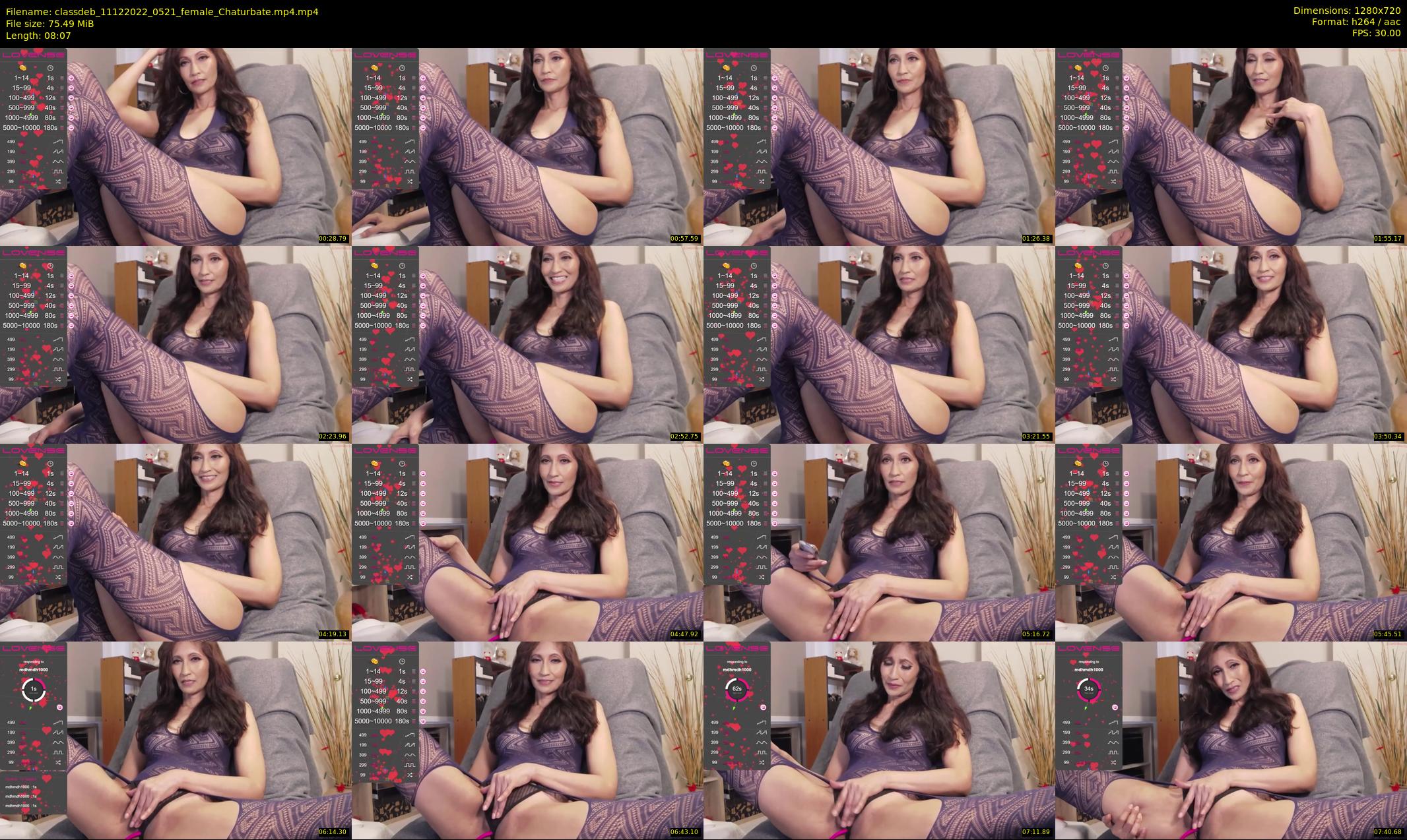 classdeb — 9 minute Chaturbate female cam show recording, 720p, Dec 11, 2022