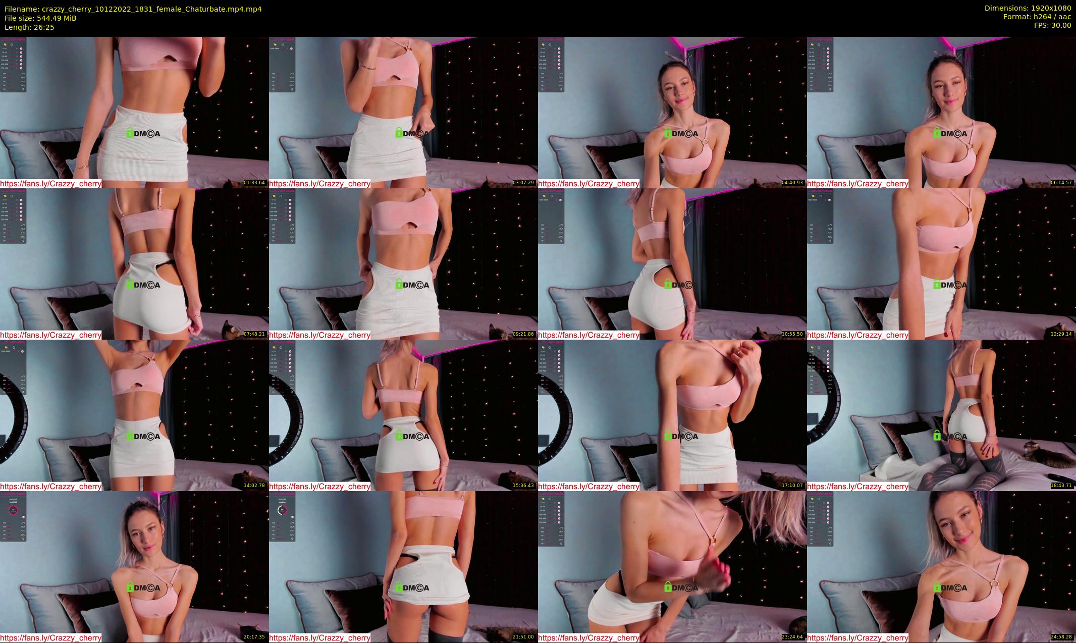 crazzy_cherry — 27 minute Chaturbate female cam show recording, 1080p, Dec 10, 2022