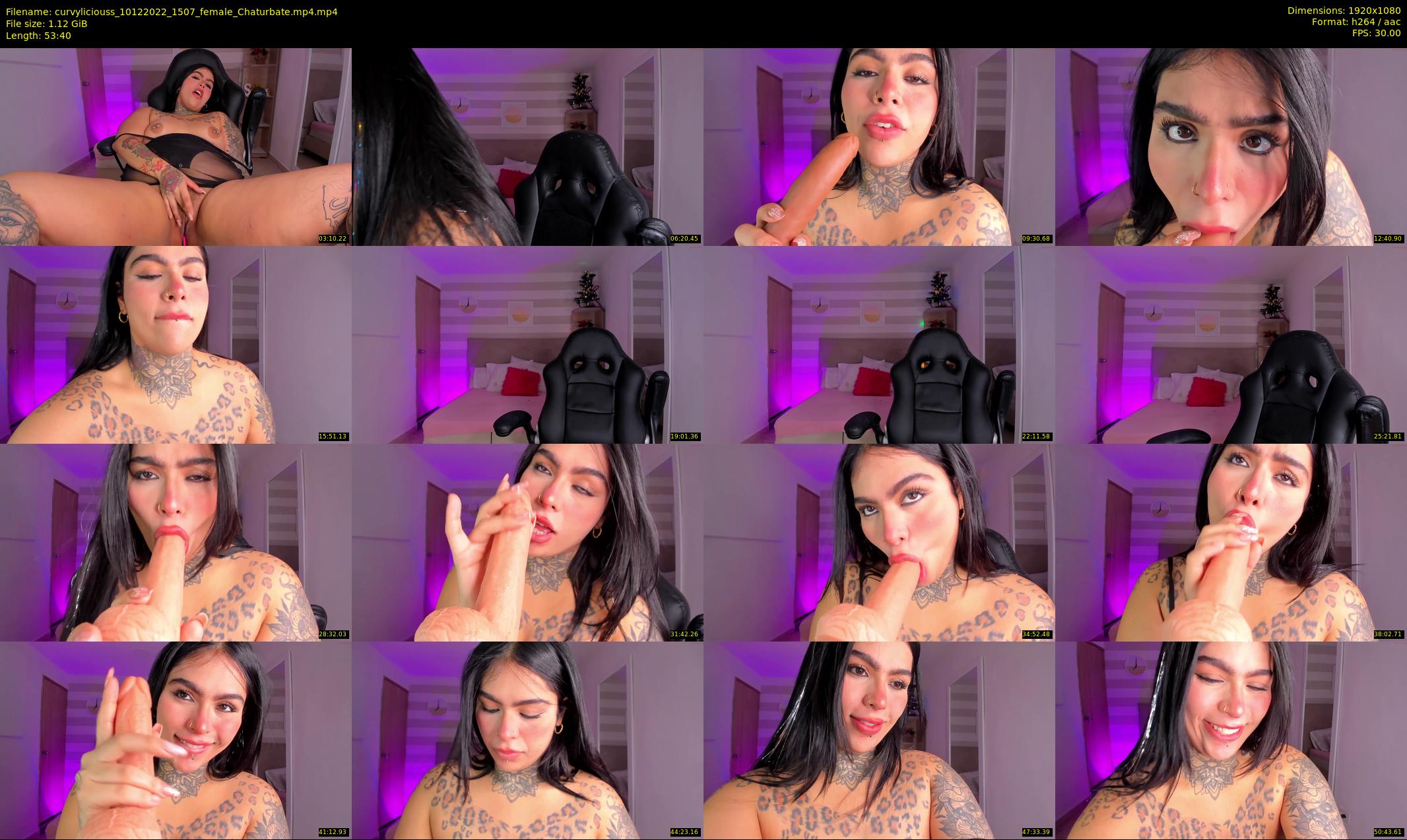 curvyliciouss — 54 minute Chaturbate female cam show recording, 1080p, Dec 10, 2022