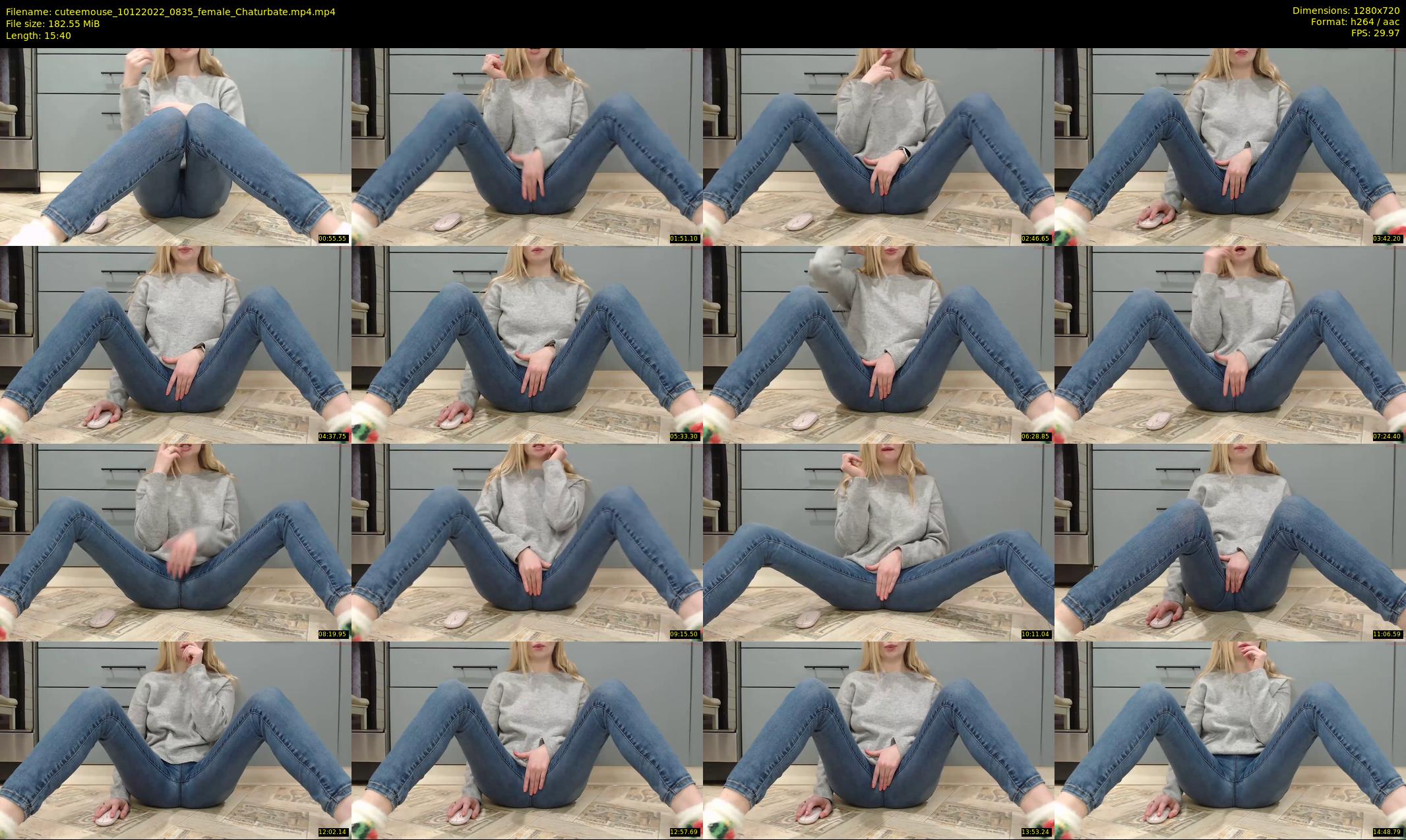 cuteemouse — 16 minute Chaturbate female cam show recording, 720p, Dec 10, 2022