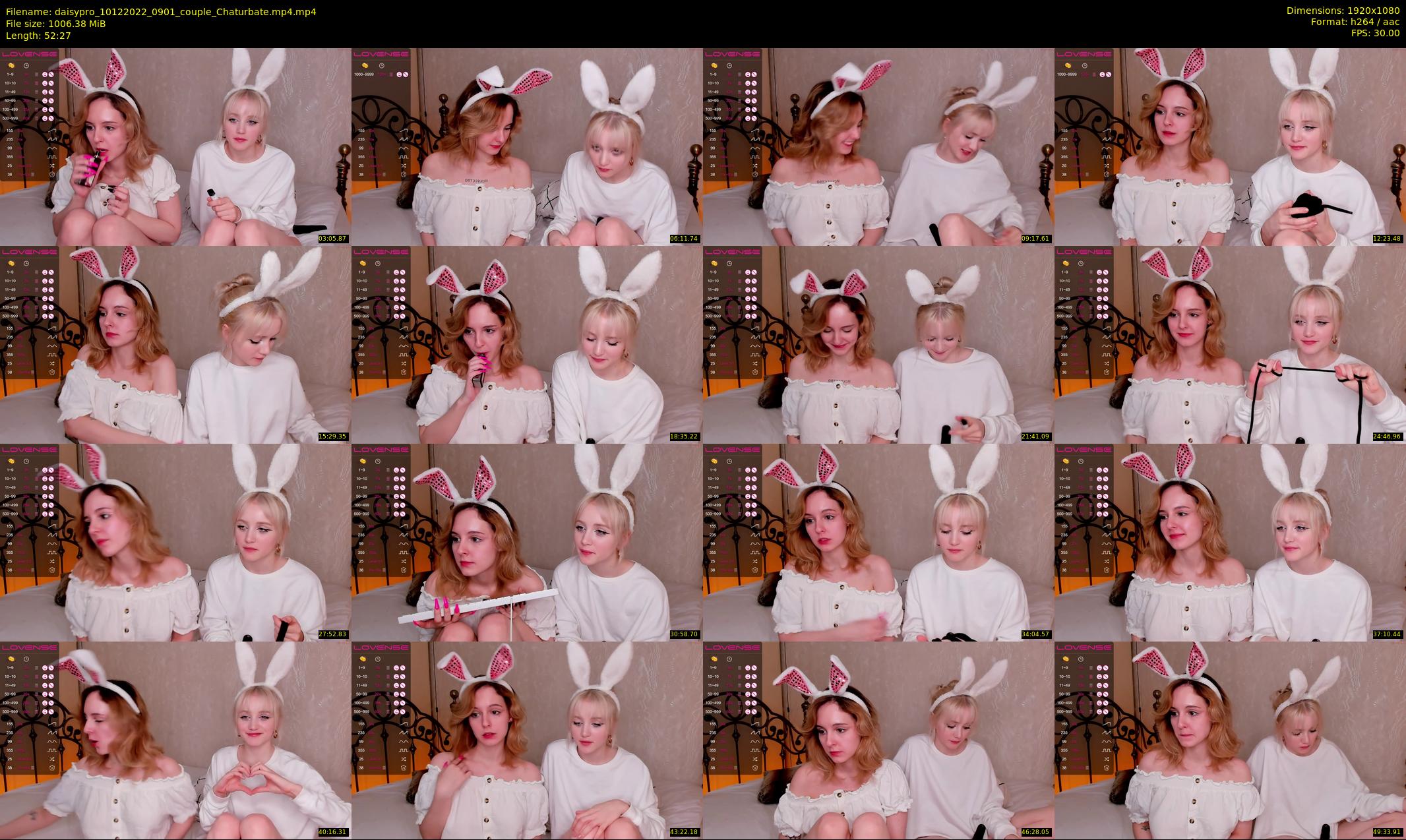 daisypro — 53 minute Chaturbate couple cam show recording, 1080p, Dec 10, 2022
