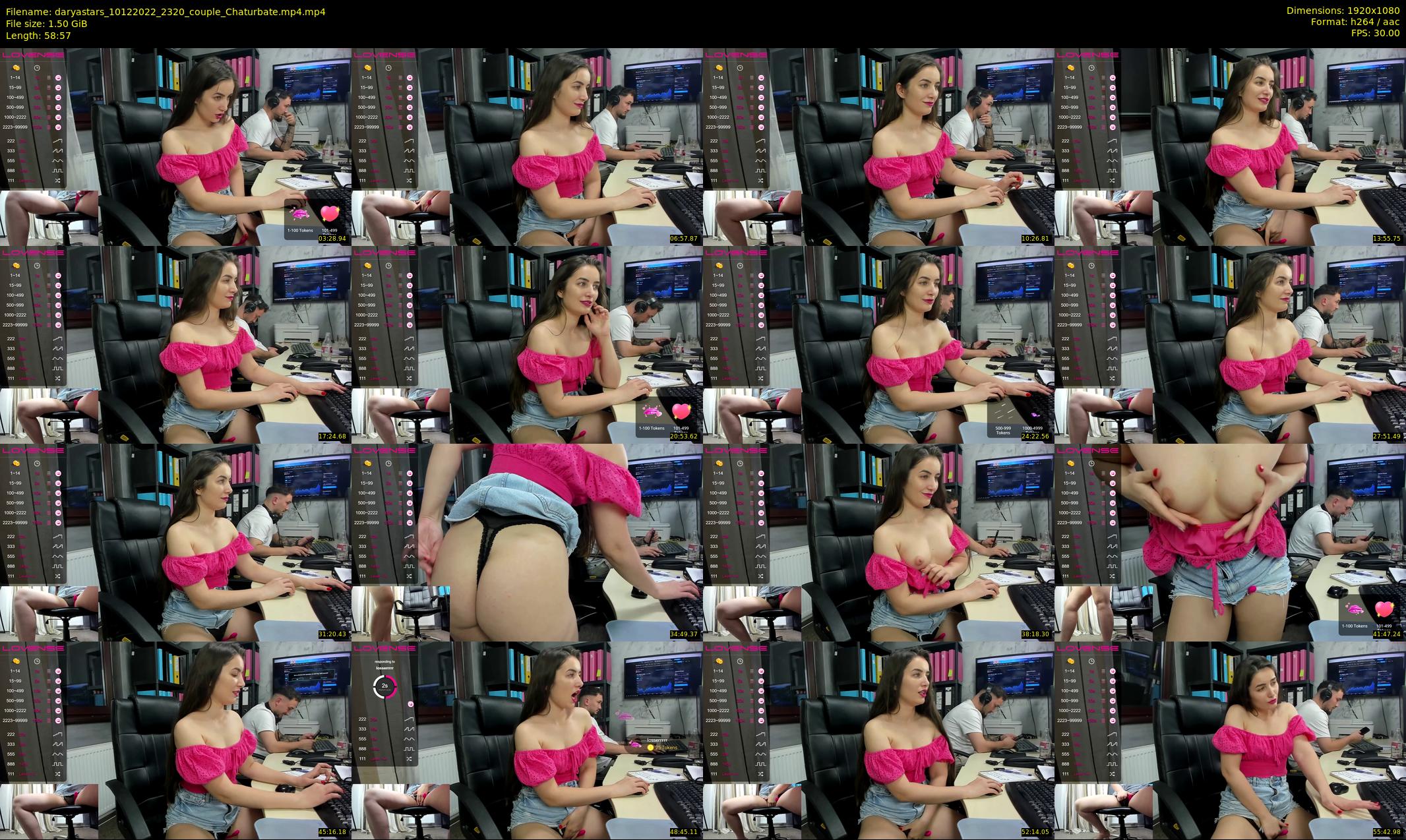 daryastars — 59 minute Chaturbate couple cam show recording, 1080p, Dec 10, 2022