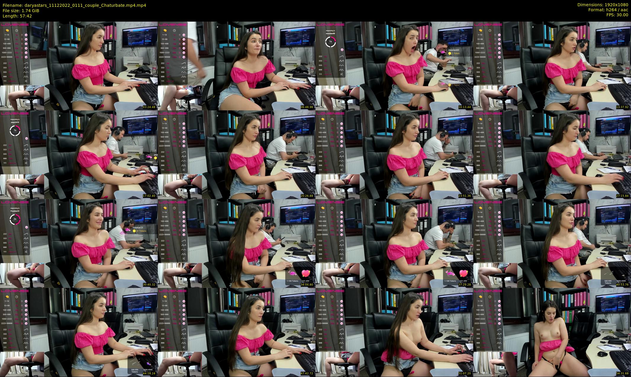 daryastars — 58 minute Chaturbate couple cam show recording, 1080p, Dec 11, 2022
