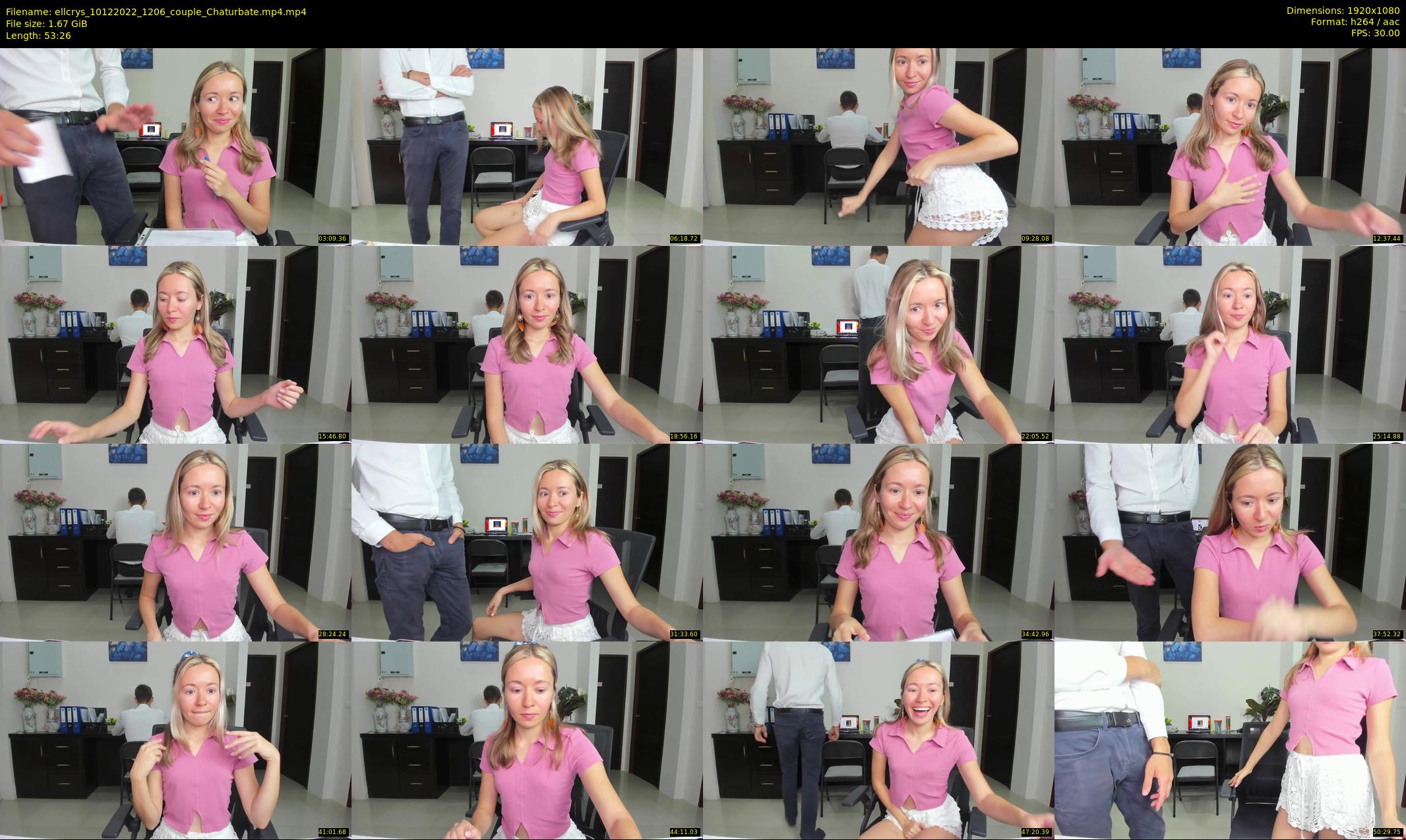 ellcrys — 54 minute Chaturbate couple cam show recording, 1080p, Dec 10, 2022