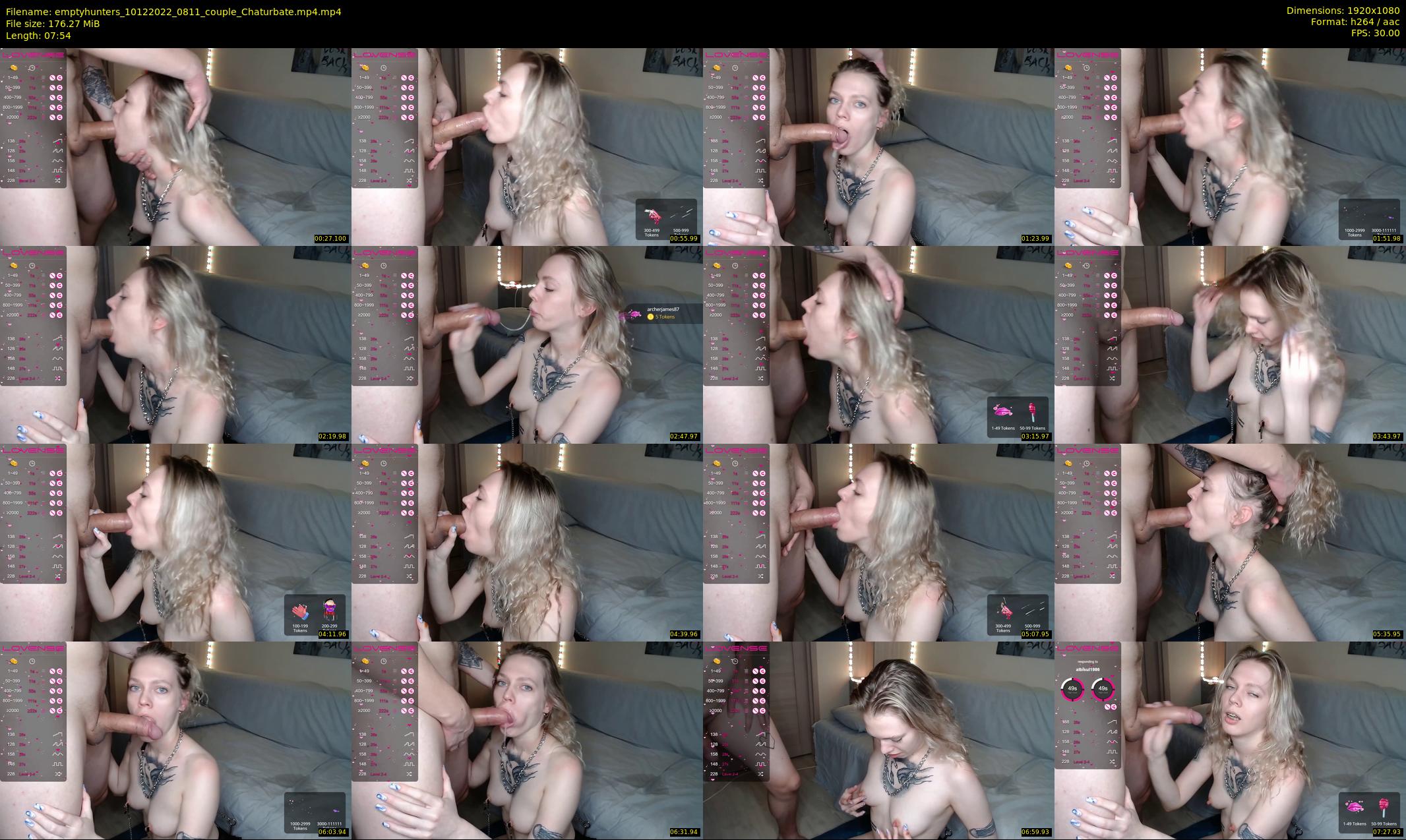 emptyhunters — 8 minute Chaturbate couple cam show recording, 1080p, Dec 10, 2022