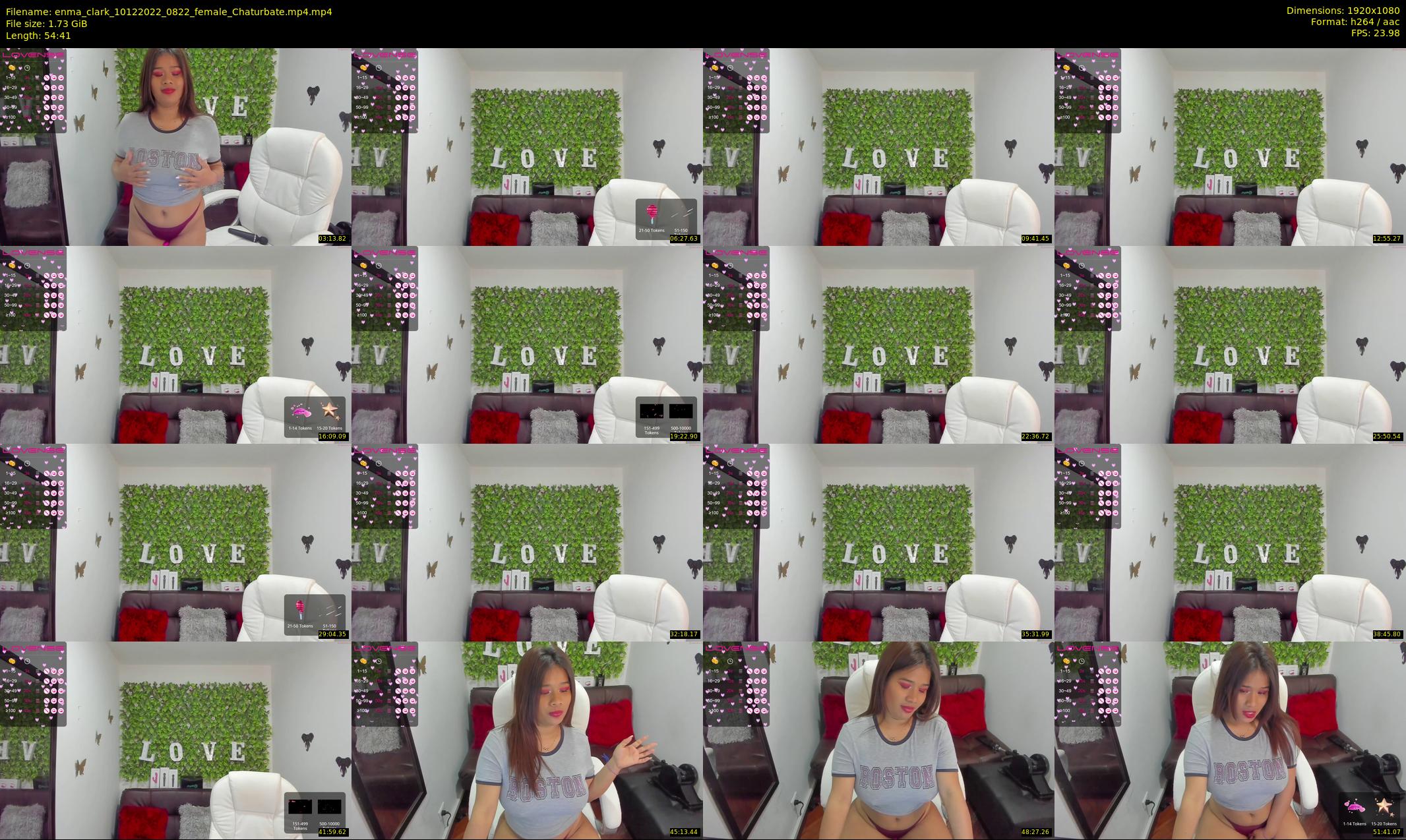 enma_clark — 55 minute Chaturbate female cam show recording, 1080p, Dec 10, 2022