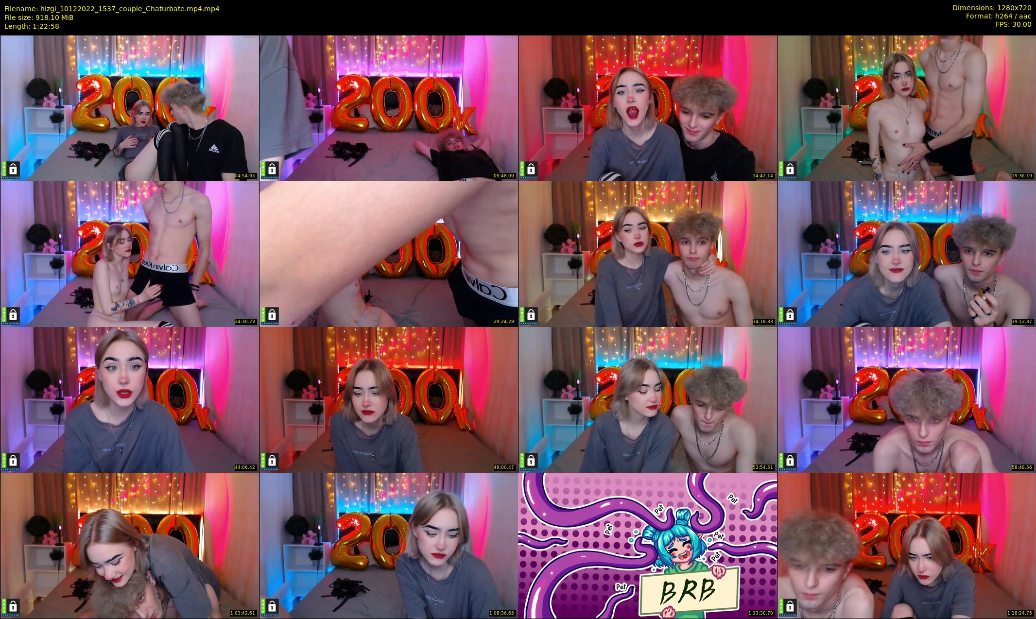 hizgi — 83 minute Chaturbate couple cam show recording, 720p, Dec 10, 2022