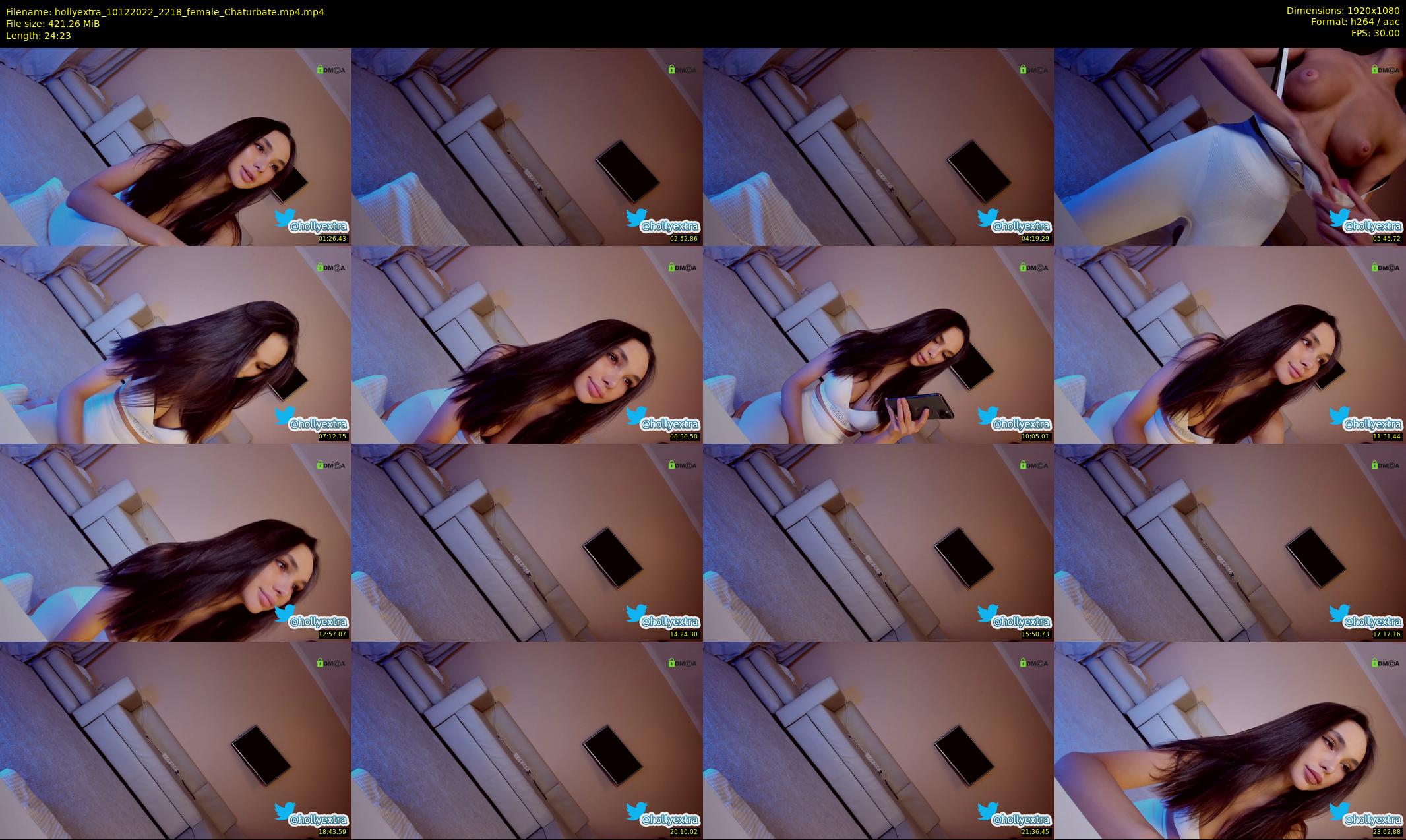 hollyextra — 25 minute Chaturbate female cam show recording, 1080p, Dec 10, 2022