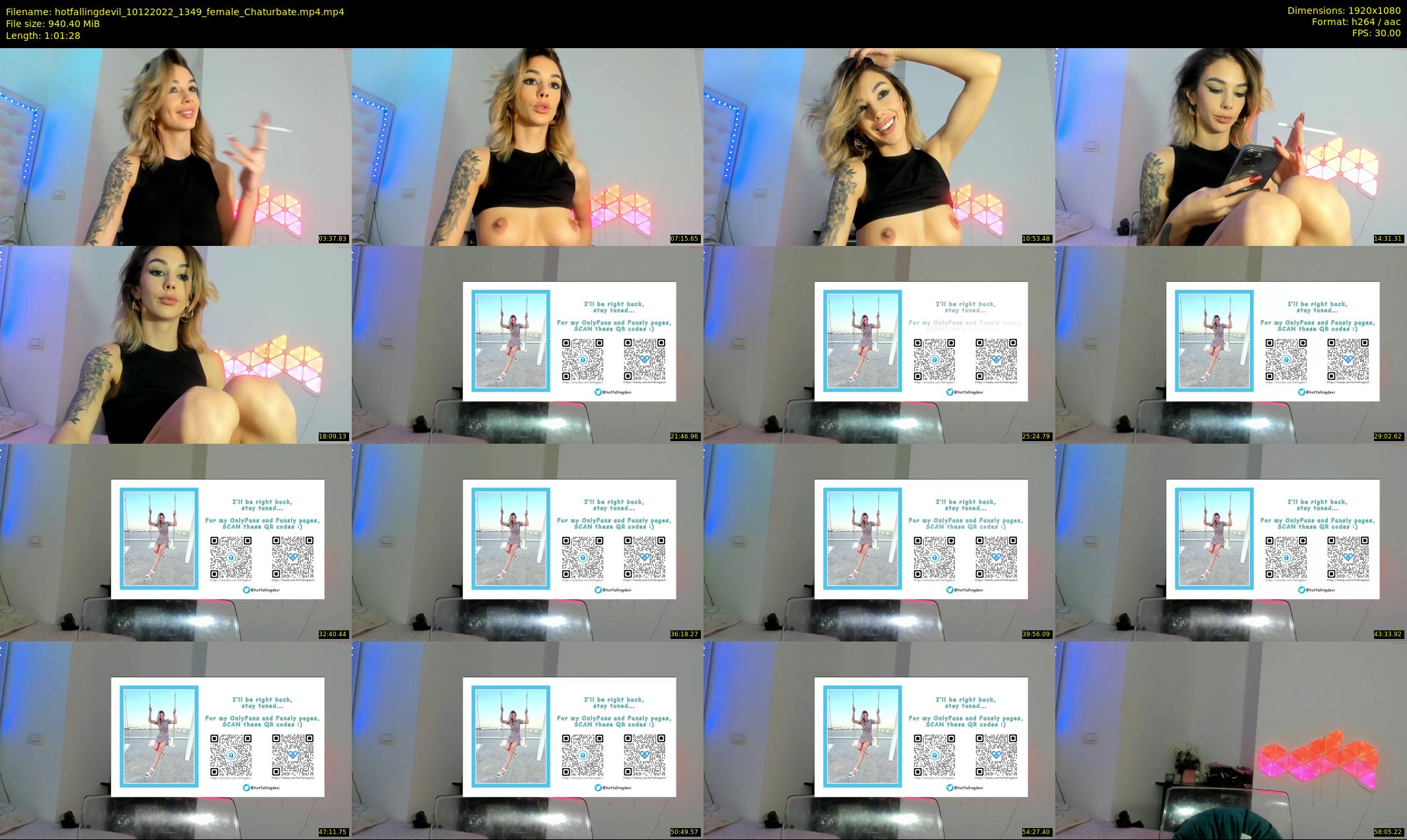 hotfallingdevil — 62 minute Chaturbate female cam show recording, 1080p, Dec 10, 2022