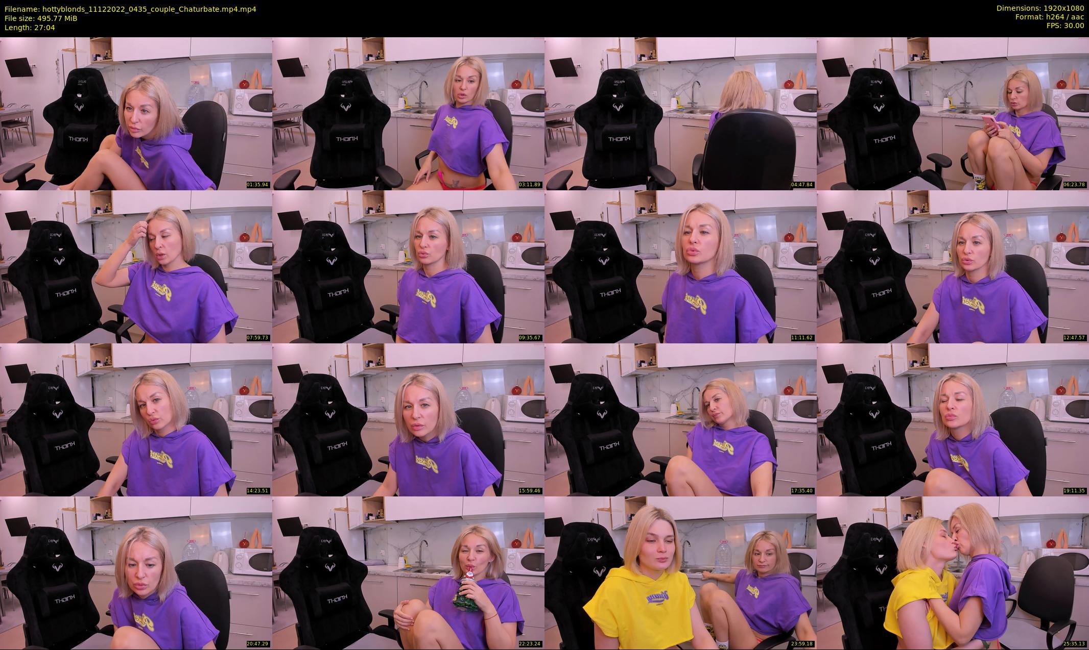 hottyblonds — 28 minute Chaturbate couple cam show recording, 1080p, Dec 11, 2022