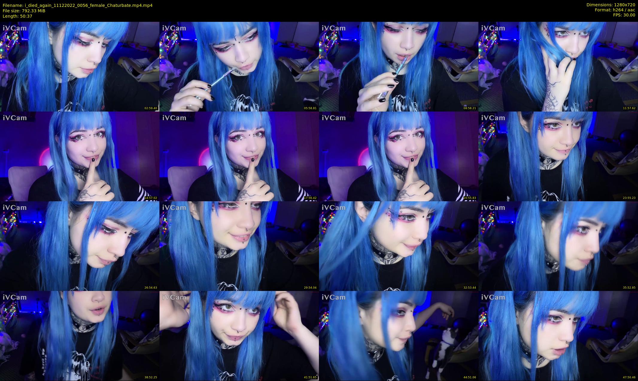 i_died_again — 51 minute Chaturbate female cam show recording, 720p, Dec 11, 2022