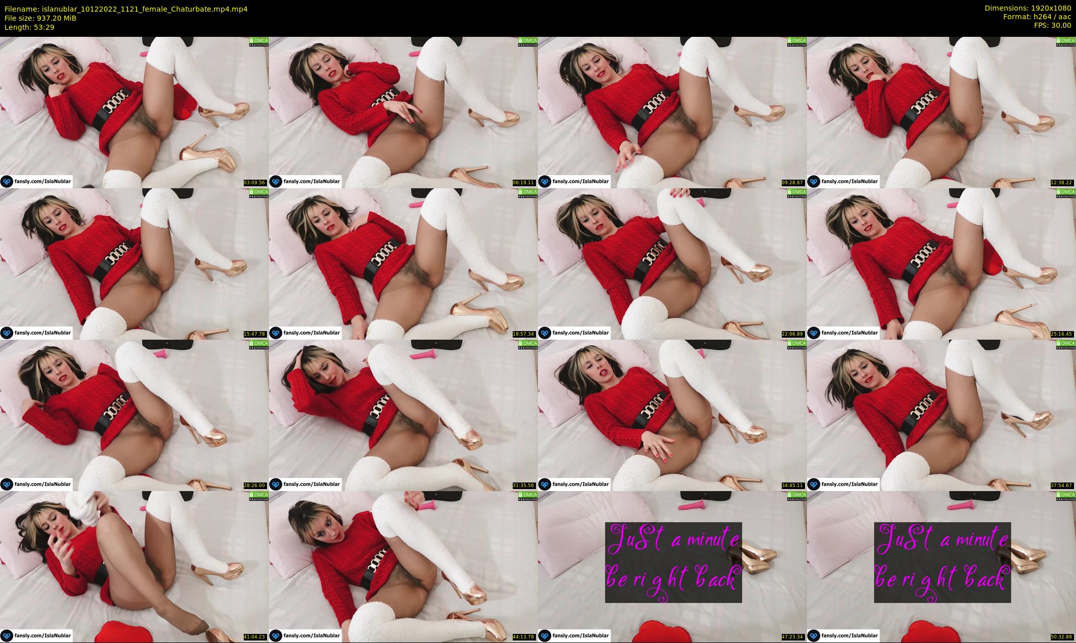 islanublar — 54 minute Chaturbate female cam show recording, 1080p, Dec 10, 2022