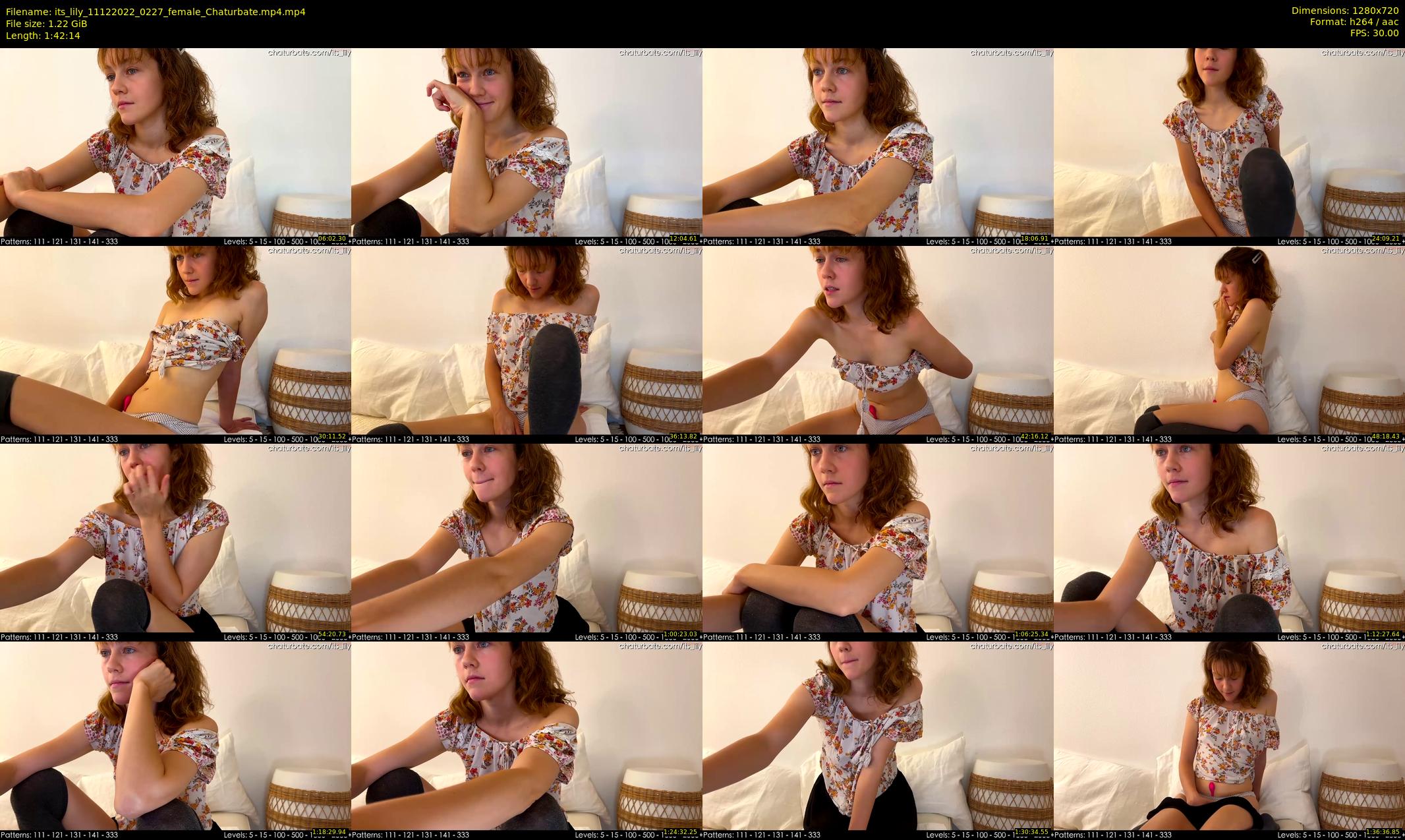 its_lily — 103 minute Chaturbate female cam show recording, 720p, Dec 11, 2022