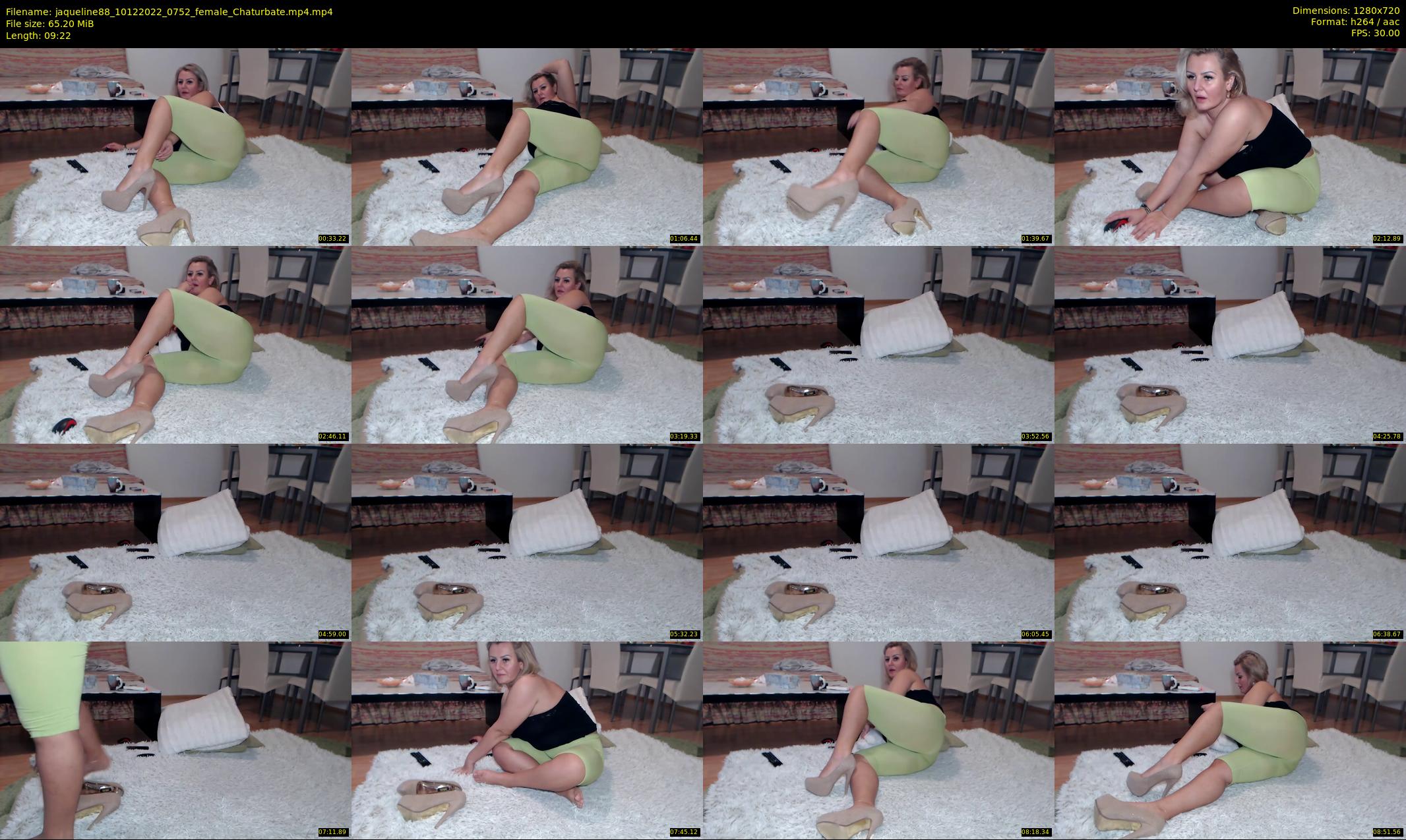 jaqueline88 — 10 minute Chaturbate female cam show recording, 720p, Dec 10, 2022