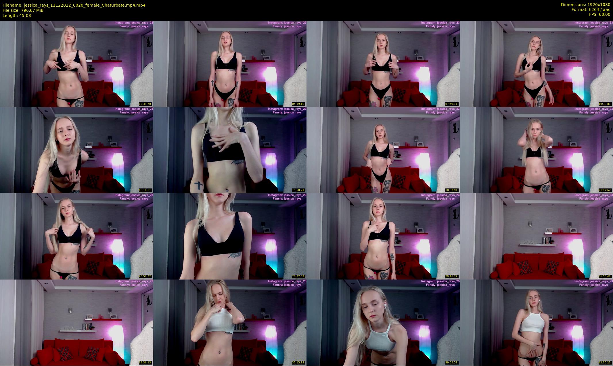 jessica_rays — 46 minute Chaturbate couple cam show recording, 1080p, Dec 11, 2022