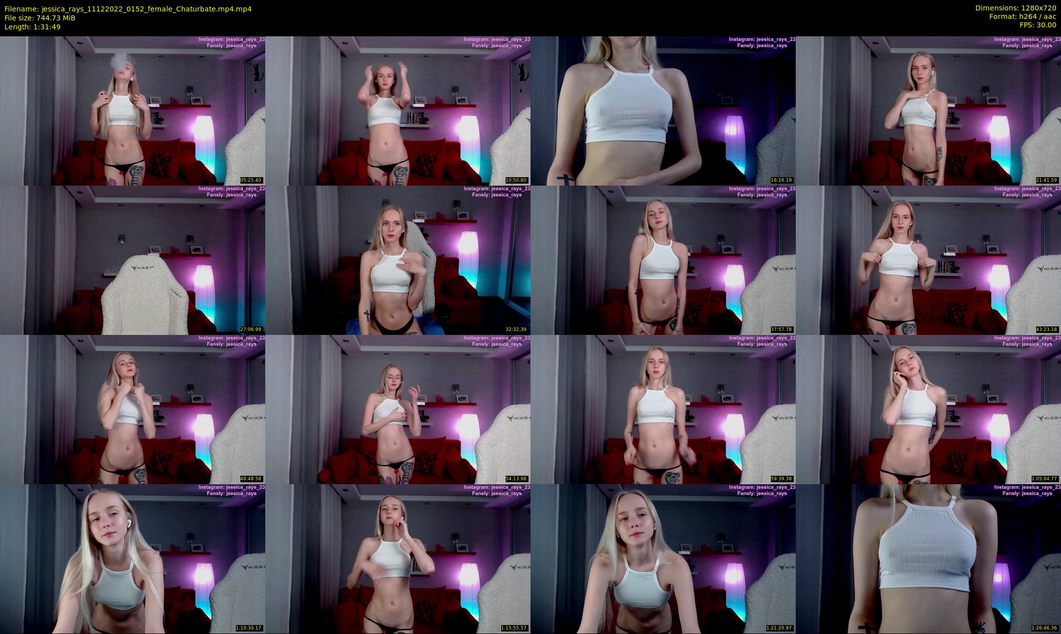 jessica_rays — 92 minute Chaturbate couple cam show recording, 720p, Dec 11, 2022