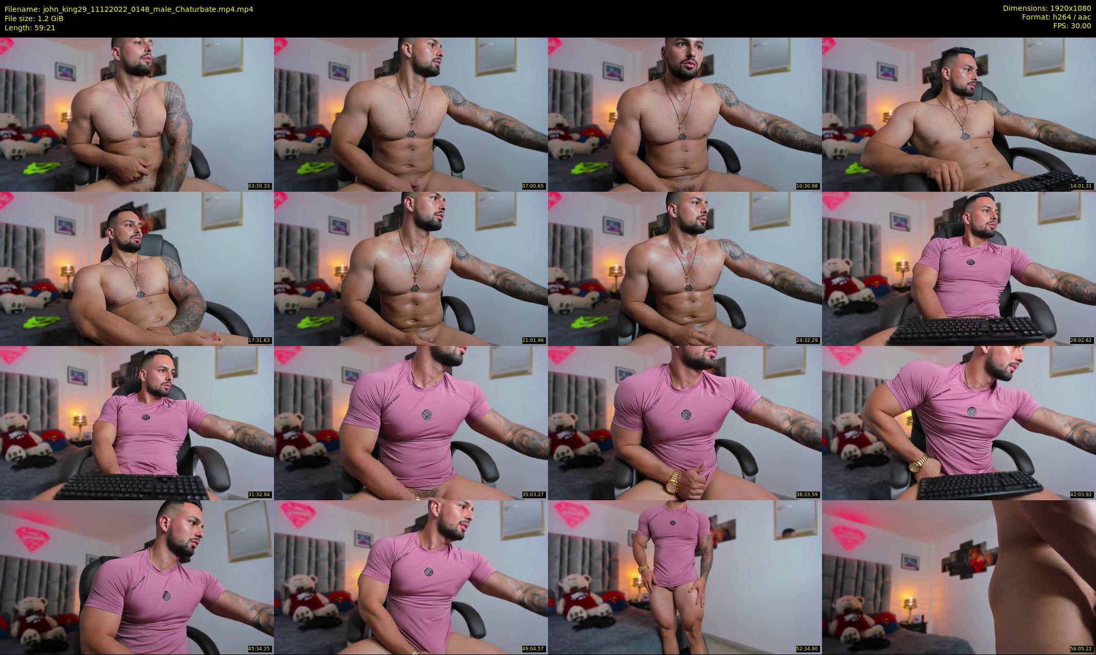 john_king29 — 60 minute Chaturbate male cam show recording, 1080p, Dec 11, 2022