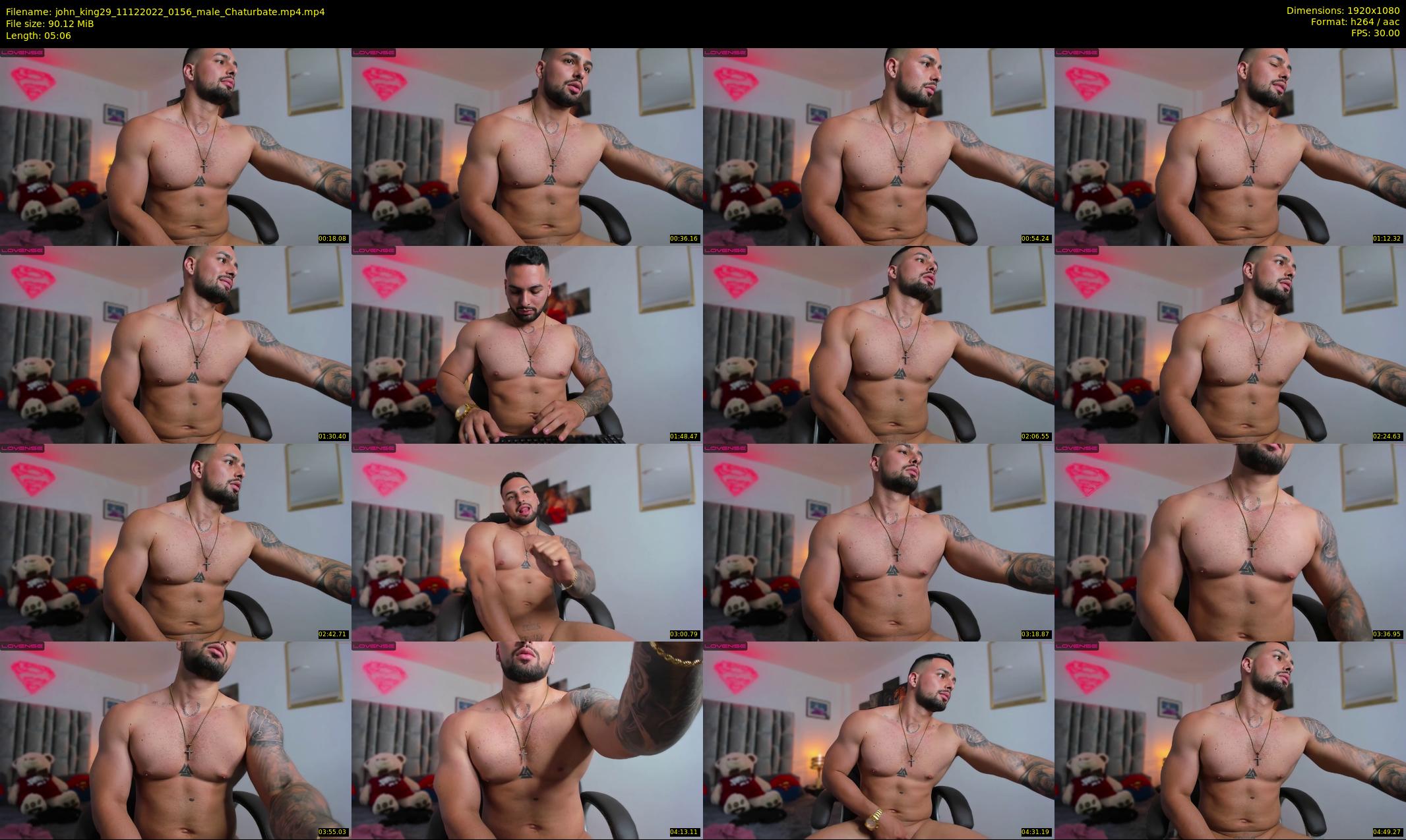 john_king29 — 6 minute Chaturbate male cam show recording, 1080p, Dec 11, 2022