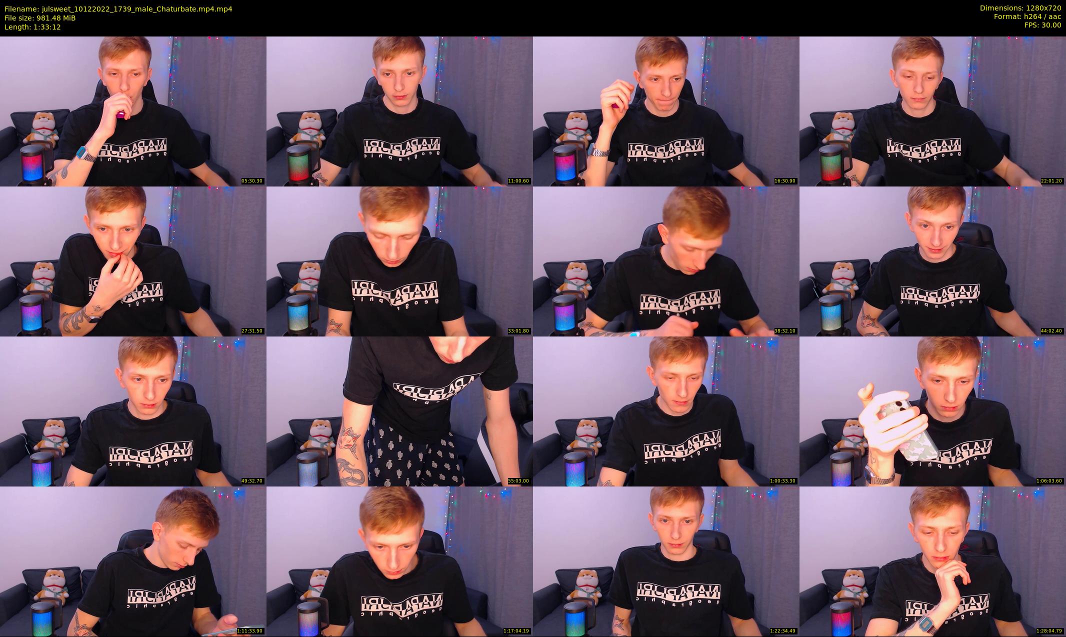 julsweet — 94 minute Chaturbate male cam show recording, 720p, Dec 10, 2022