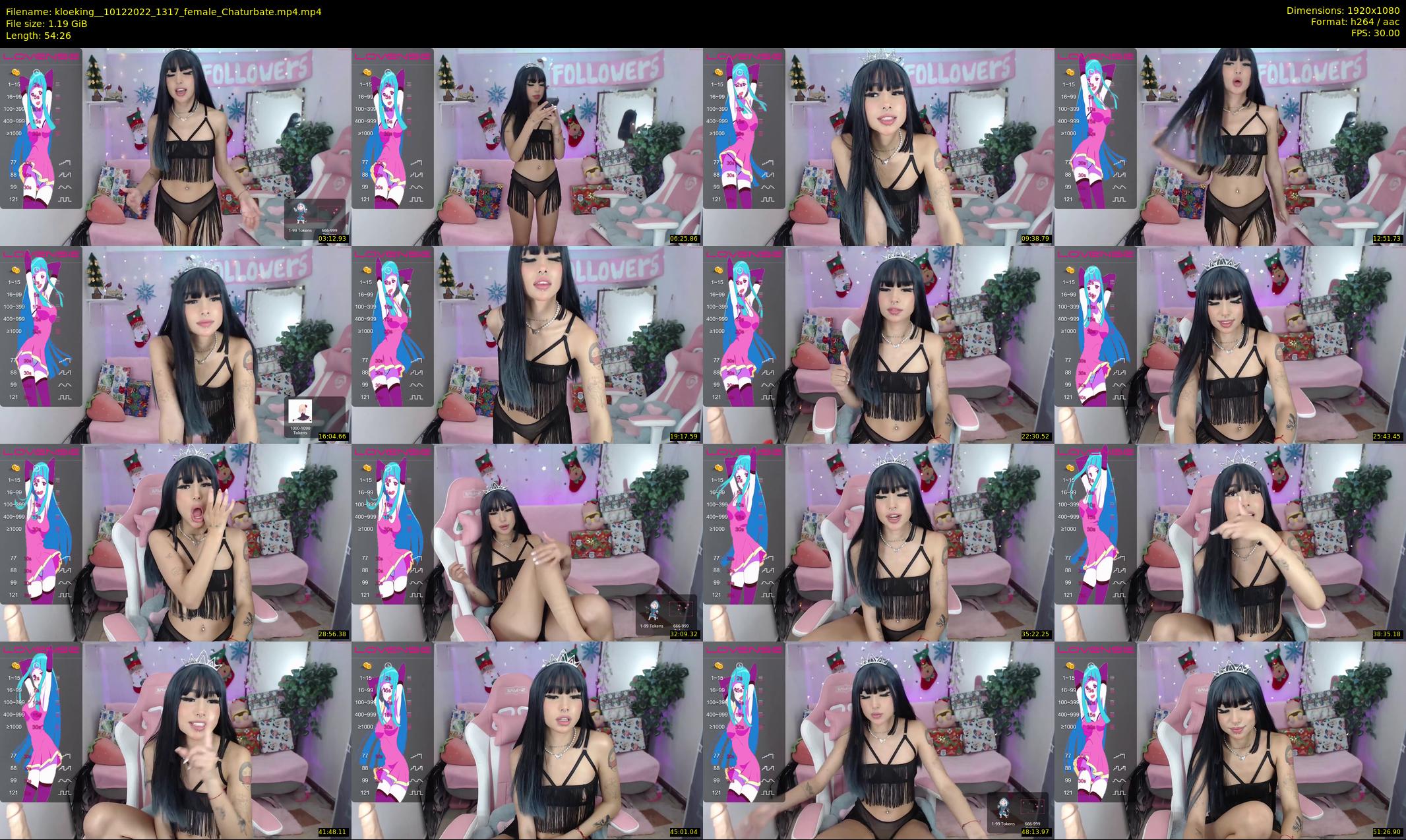 kloeking_ — 55 minute Chaturbate female cam show recording, 1080p, Dec 10, 2022