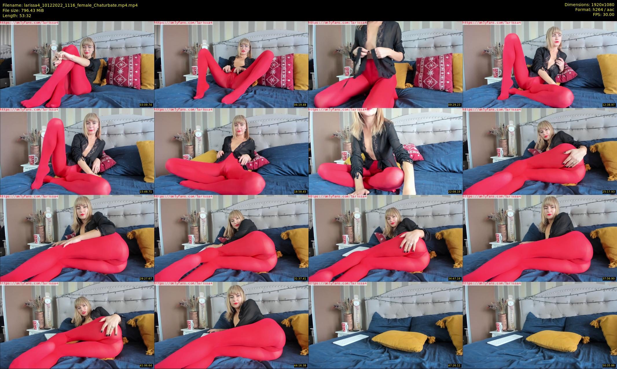 larissa4 — 54 minute Chaturbate female cam show recording, 1080p, Dec 10, 2022