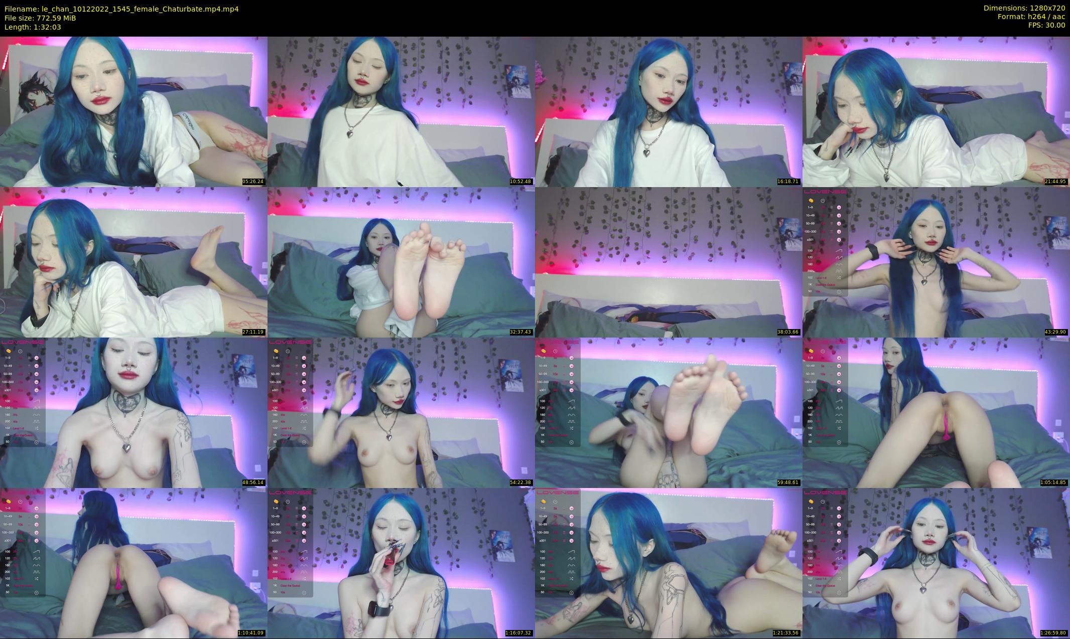 le_chan — 93 minute Chaturbate female cam show recording, 720p, Dec 10, 2022