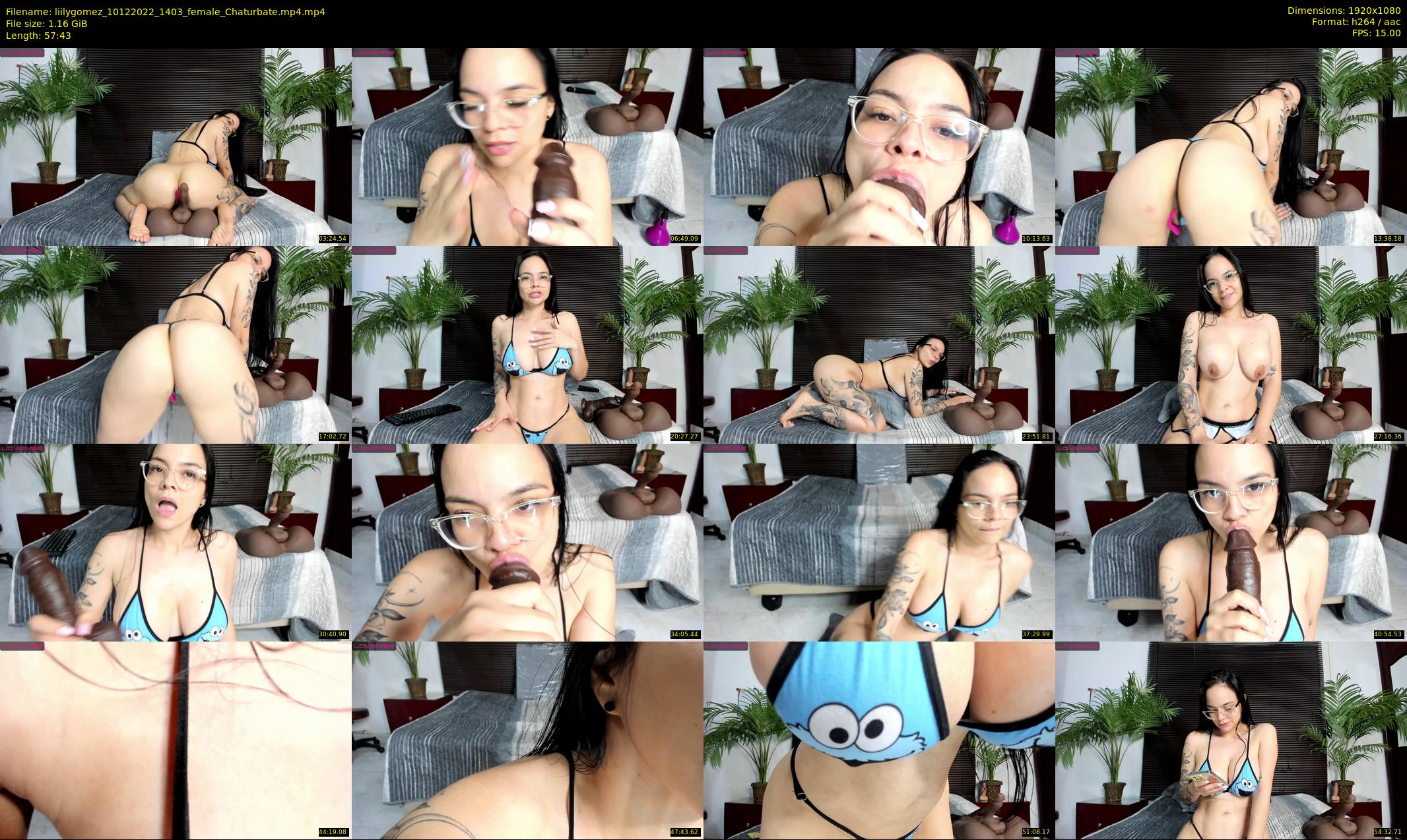 liilygomez — 58 minute Chaturbate female cam show recording, 1080p, Dec 10, 2022