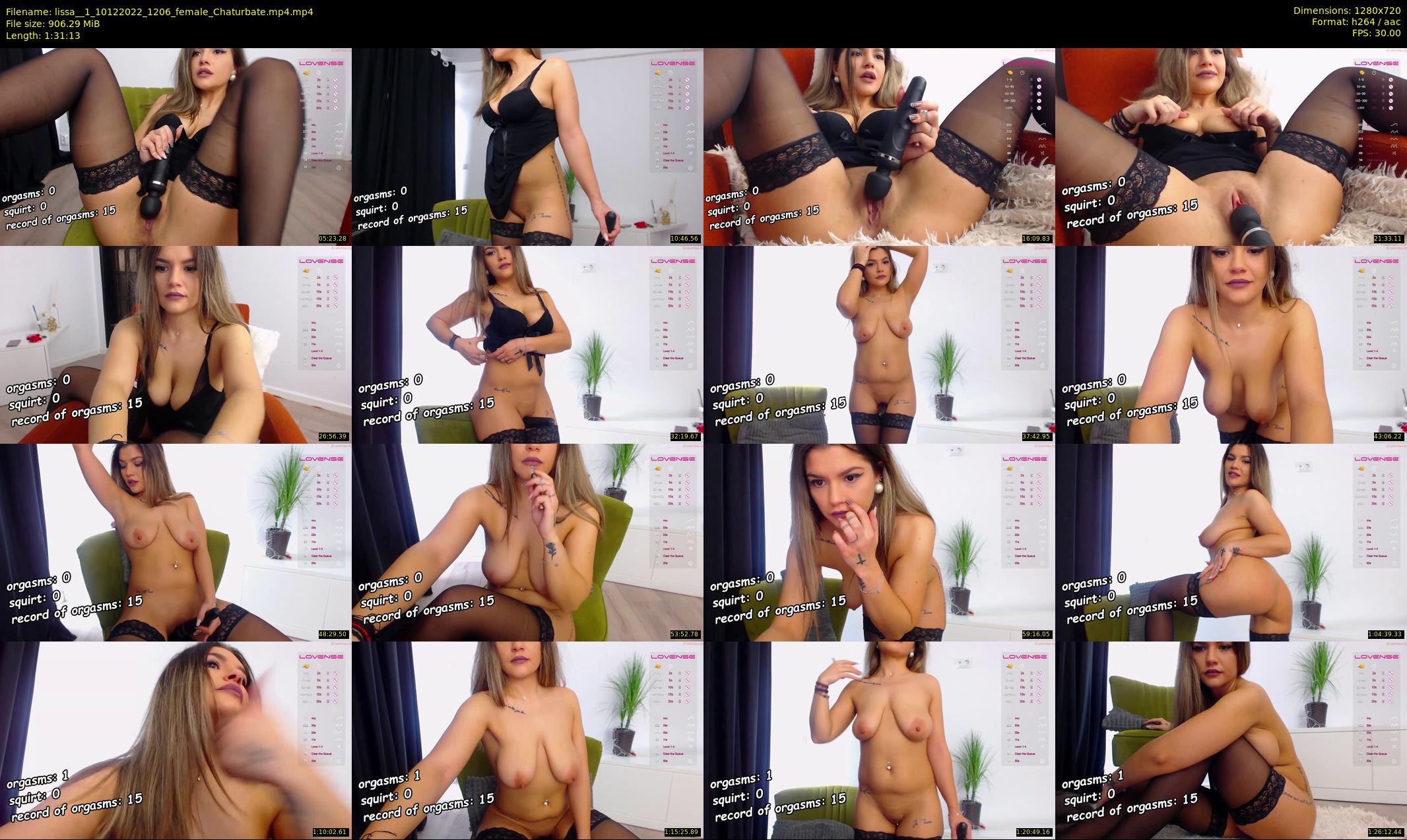 lissa__1 — 92 minute Chaturbate female cam show recording, 720p, Dec 10, 2022