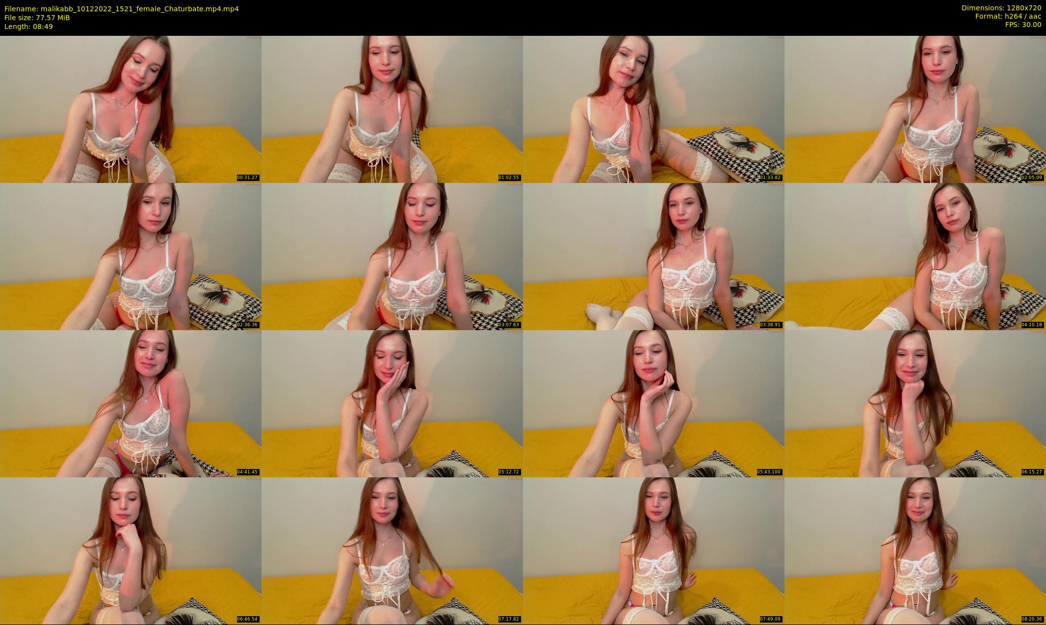 malikabb — 9 minute Chaturbate female cam show recording, 720p, Dec 10, 2022