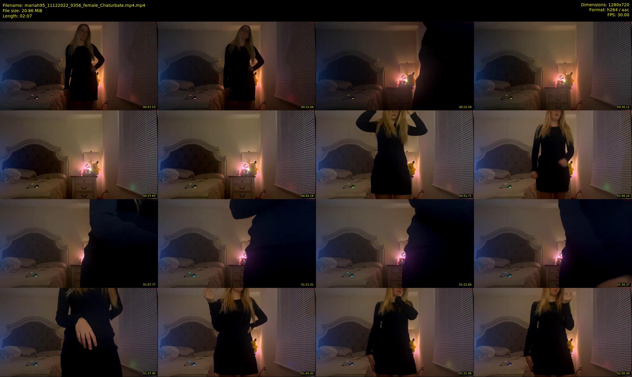 mariah95 — 3 minute Chaturbate female cam show recording, 720p, Dec 11, 2022