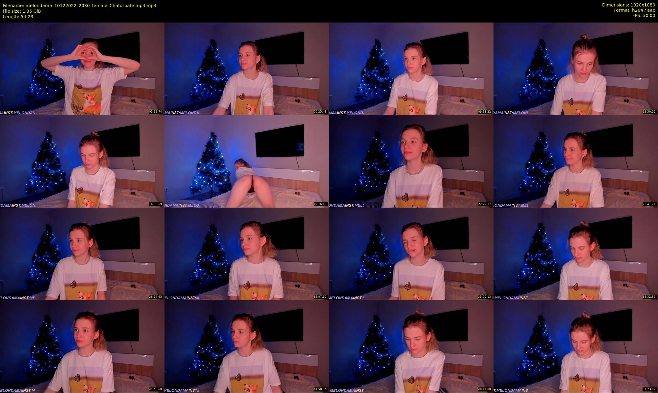 melondama — 55 minute Chaturbate female cam show recording, 1080p, Dec 10, 2022