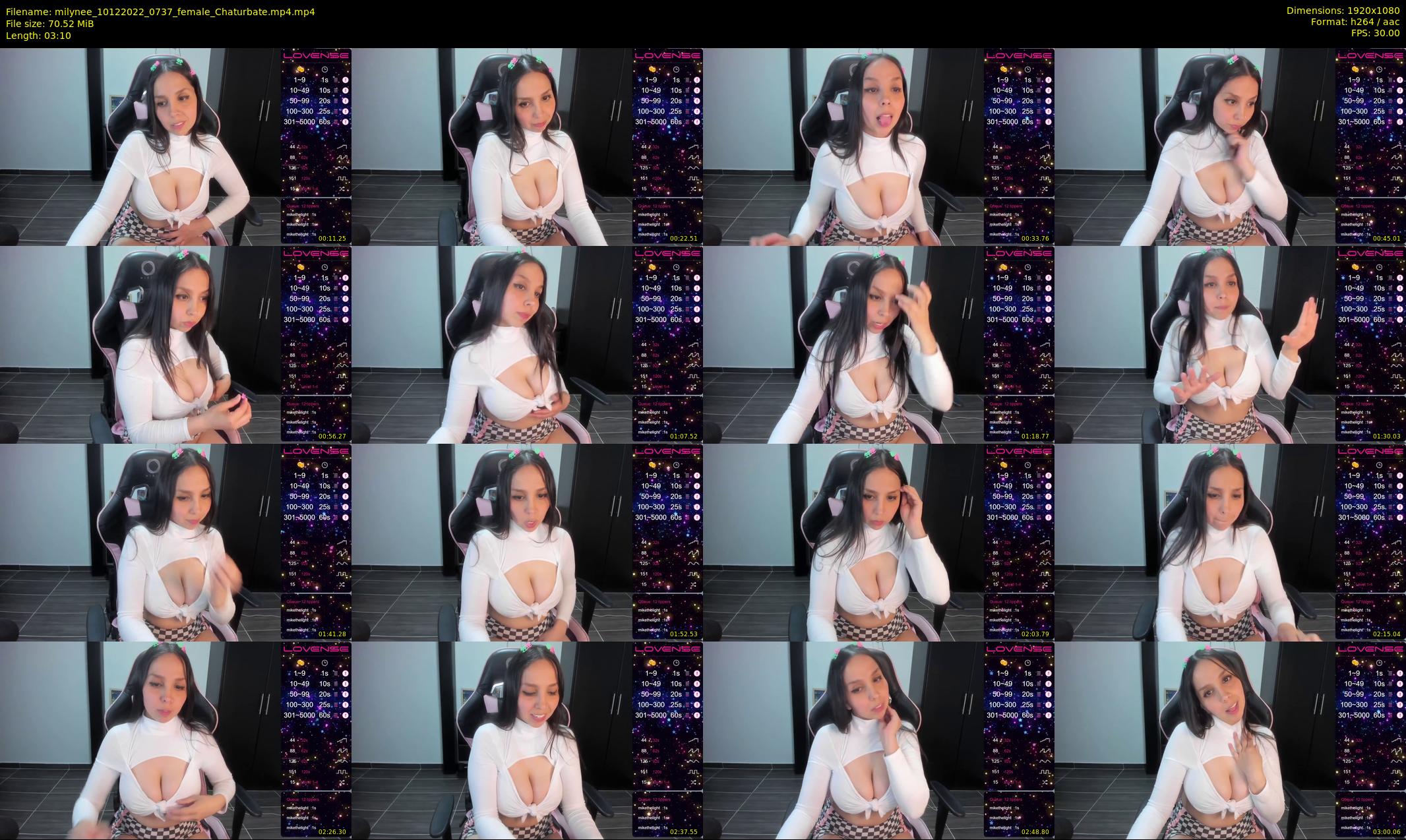 milynee — 4 minute Chaturbate female cam show recording, 1080p, Dec 10, 2022