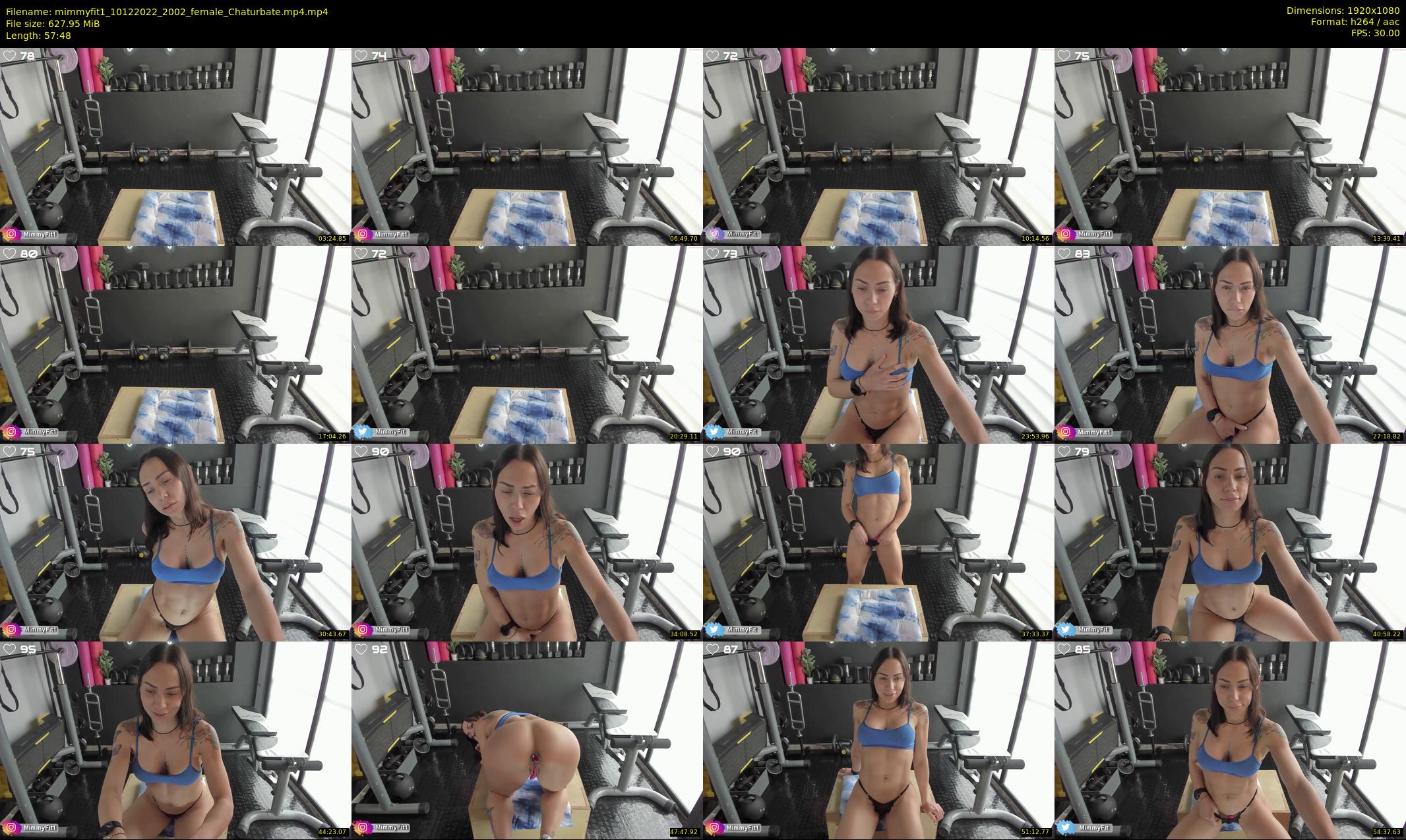 mimmyfit1 — 58 minute Chaturbate female cam show recording, 1080p, Dec 10, 2022