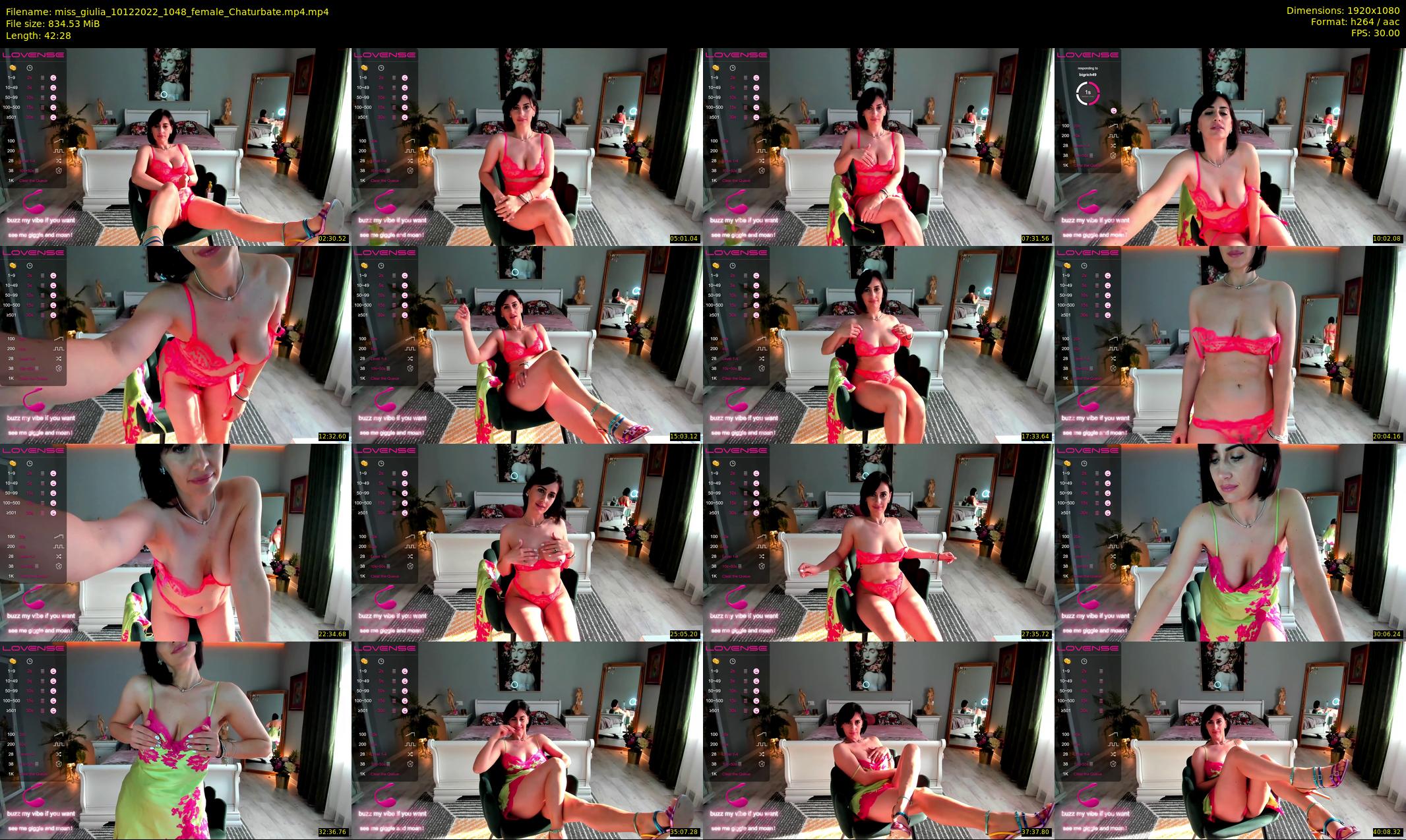 miss_giulia — 43 minute Chaturbate female cam show recording, 1080p, Dec 10, 2022