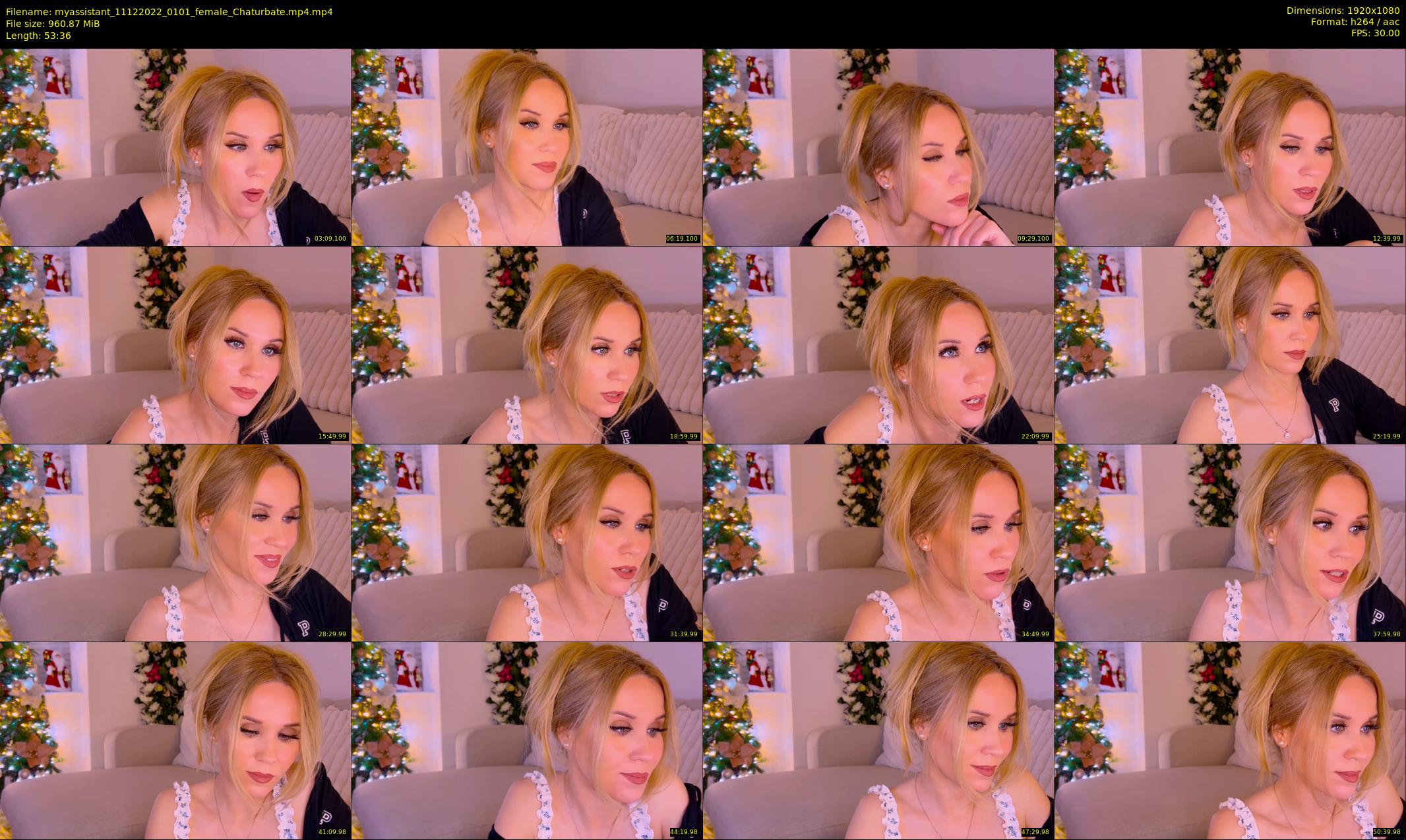 myassistant — 54 minute Chaturbate female cam show recording, 1080p, Dec 11, 2022