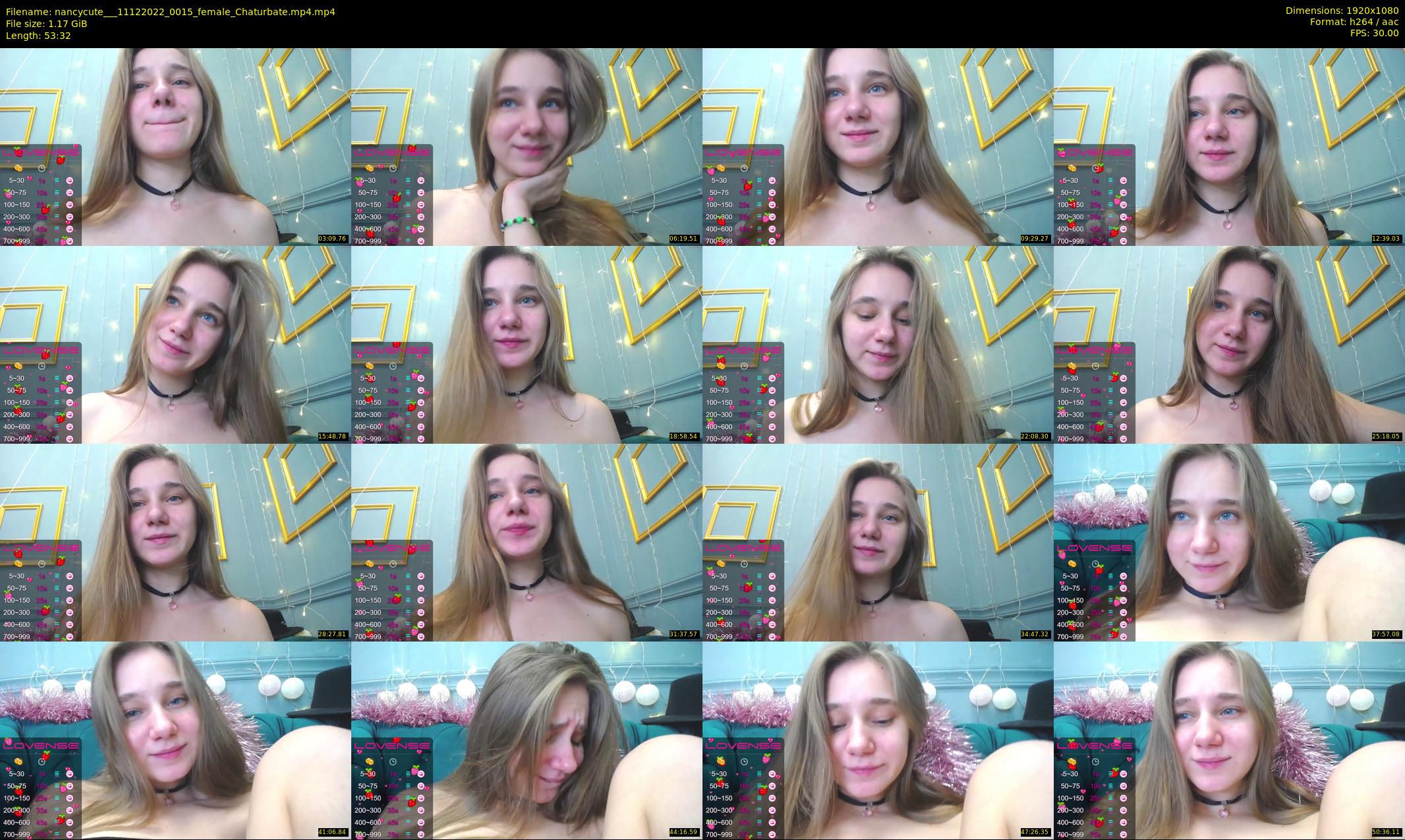 nancycute__ — 54 minute Chaturbate female cam show recording, 1080p, Dec 11, 2022