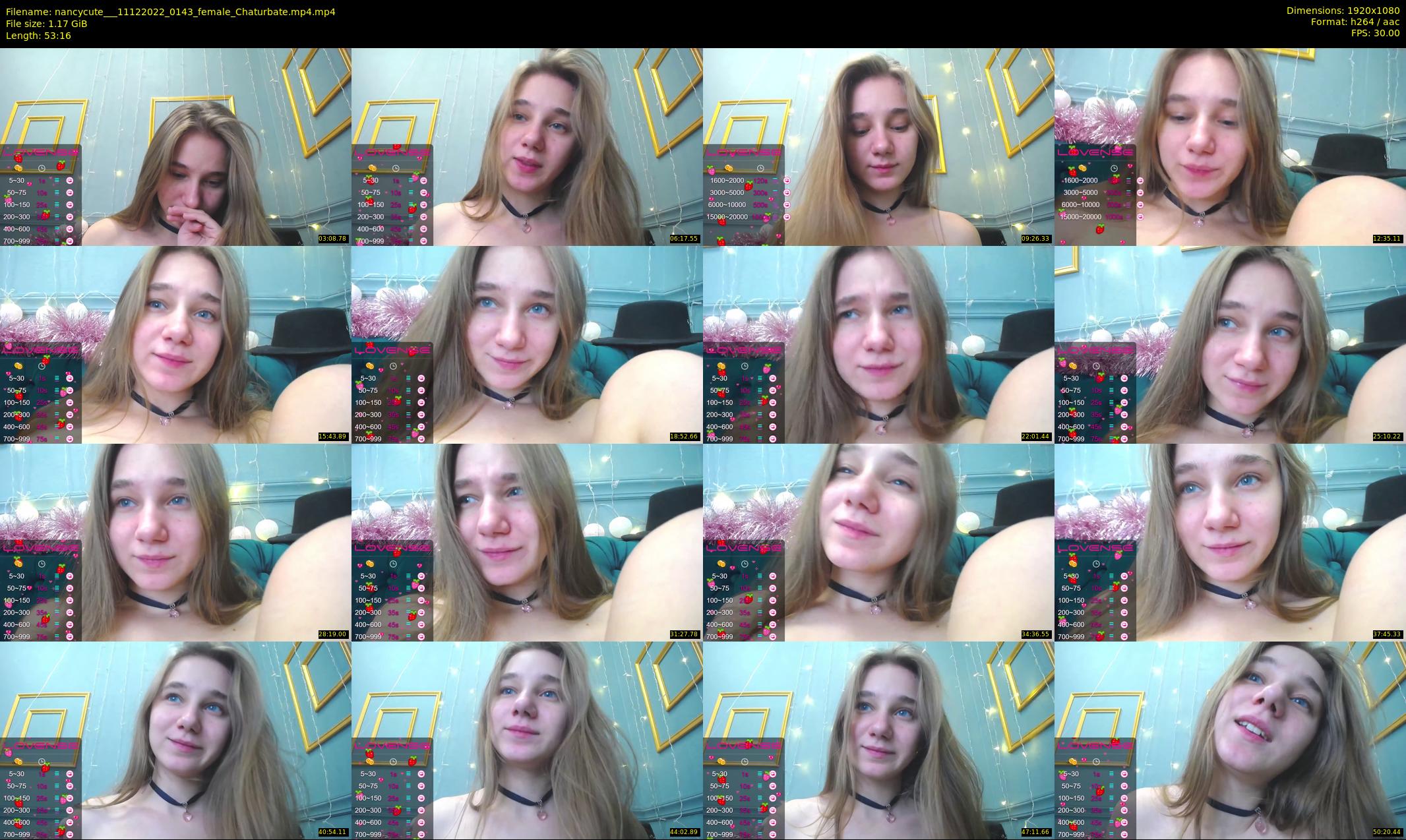 nancycute__ — 54 minute Chaturbate female cam show recording, 1080p, Dec 11, 2022