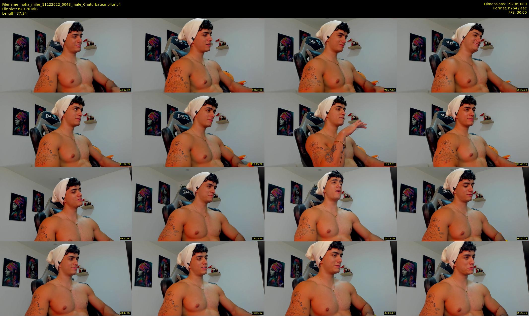 noha_miler — 38 minute Chaturbate male cam show recording, 1080p, Dec 11, 2022