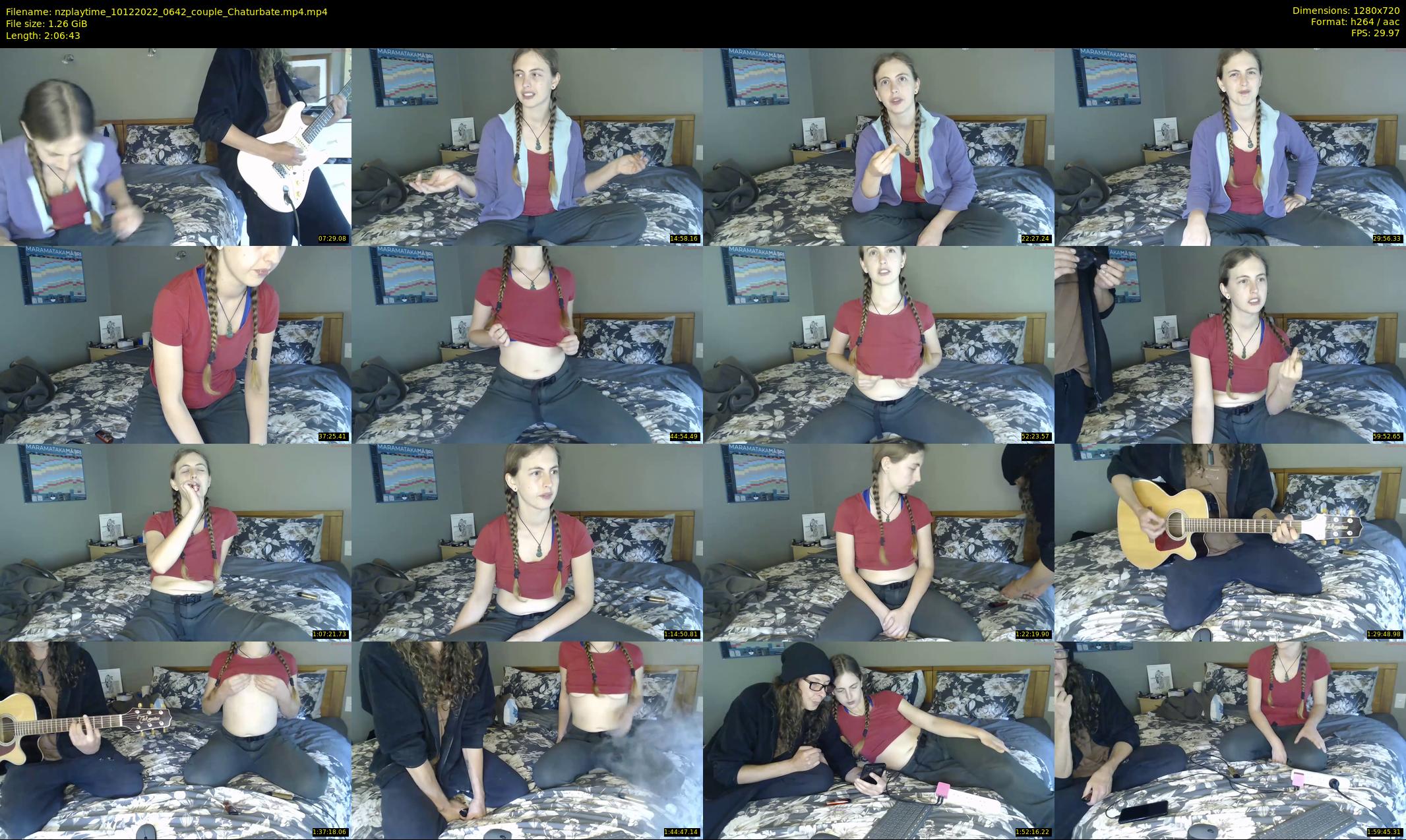 nzplaytime — 127 minute Chaturbate couple cam show recording, 720p, Dec 10, 2022