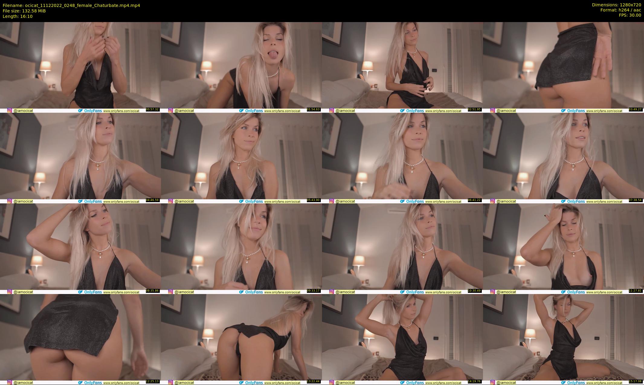 ocicat — 17 minute Chaturbate female cam show recording, 720p, Dec 11, 2022