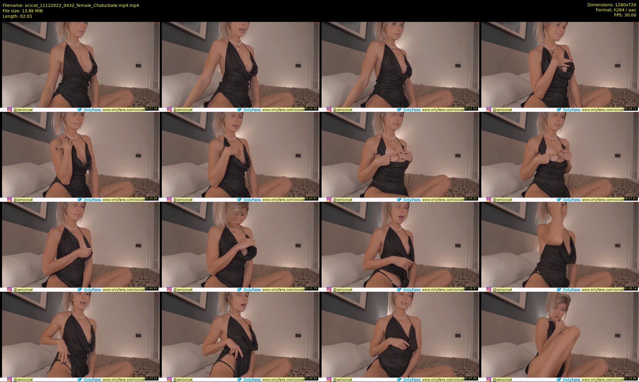 ocicat — 3 minute Chaturbate female cam show recording, 720p, Dec 11, 2022