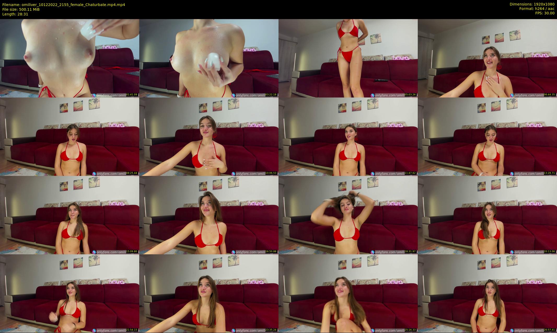 omiliver — 29 minute Chaturbate female cam show recording, 1080p, Dec 10, 2022