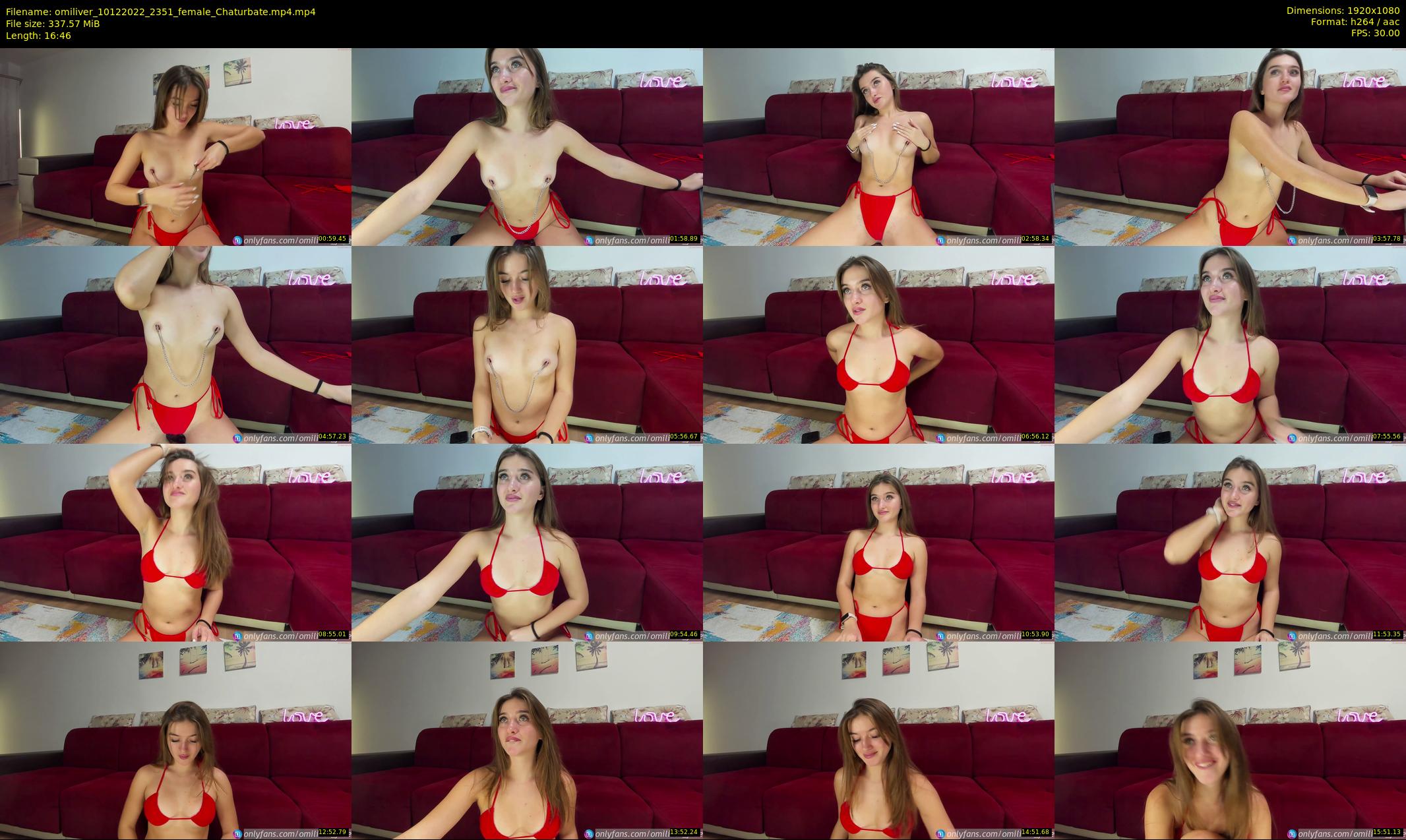 omiliver — 17 minute Chaturbate female cam show recording, 1080p, Dec 10, 2022